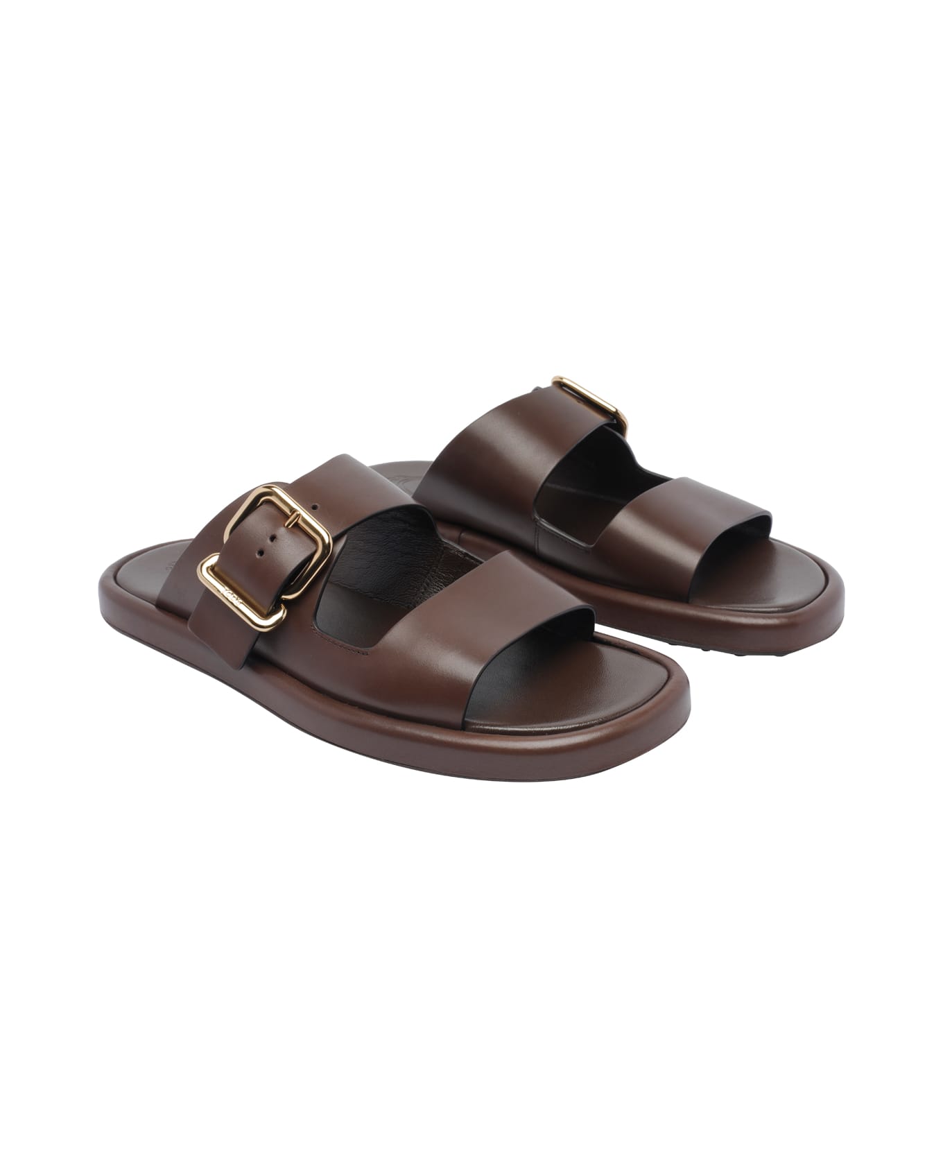 Tod
s Leather Sandals - Brown