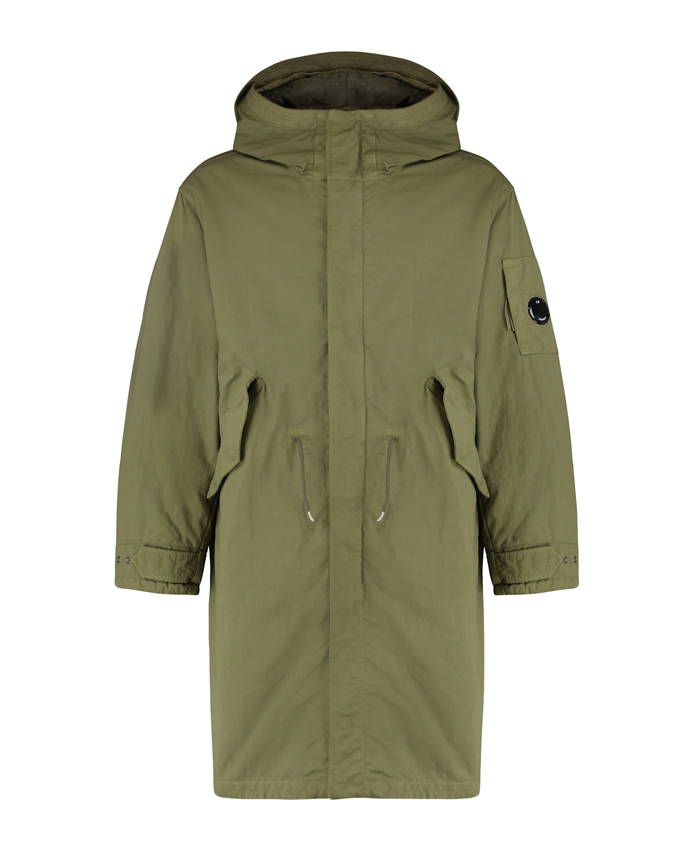 C.P. Company Hooded Cotton Parka - green
