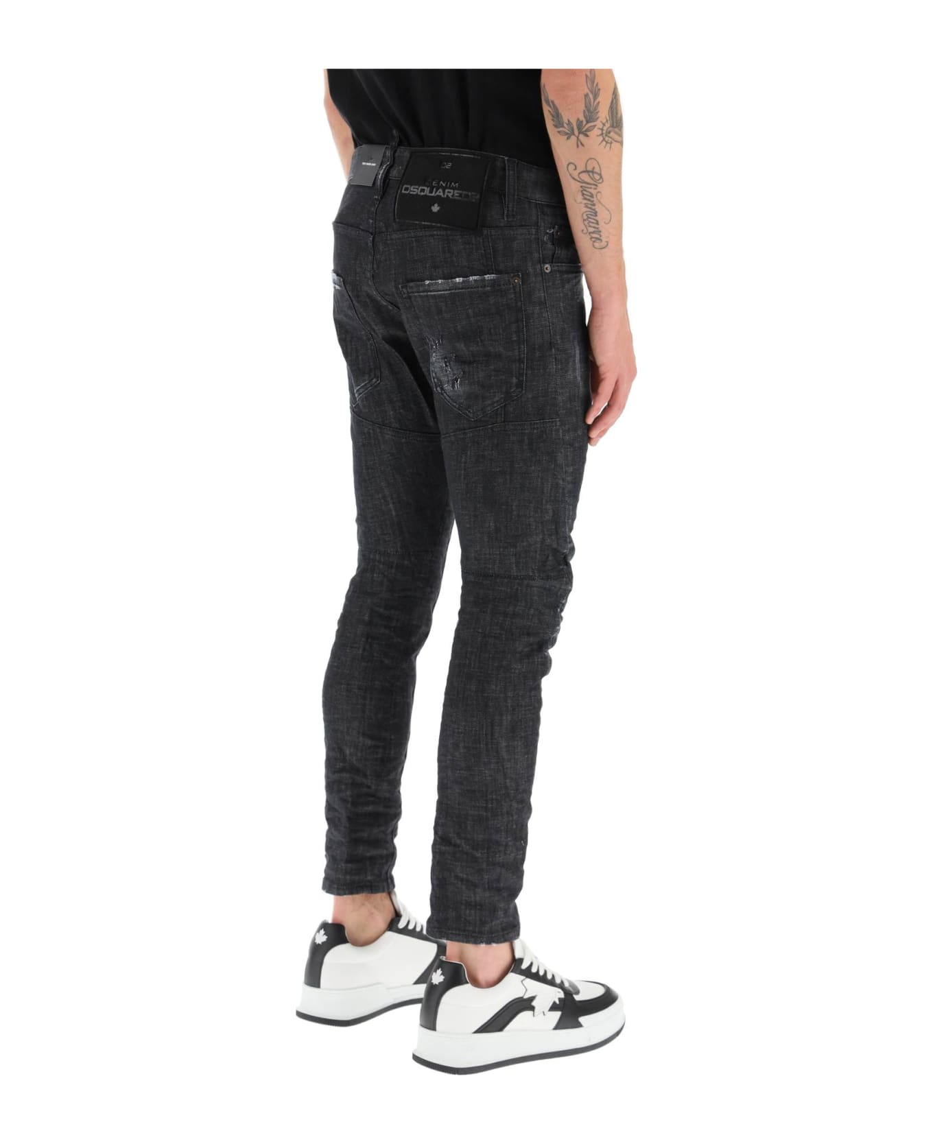 Dsquared2 Jeans 'tidy Biker' - Black