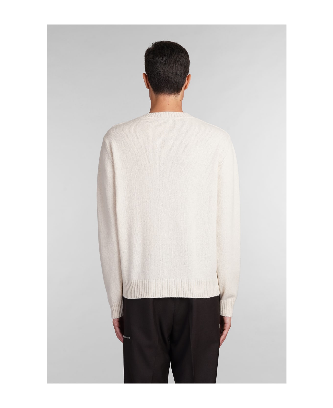 Low Brand K189 Knitwear In Beige Wool - beige