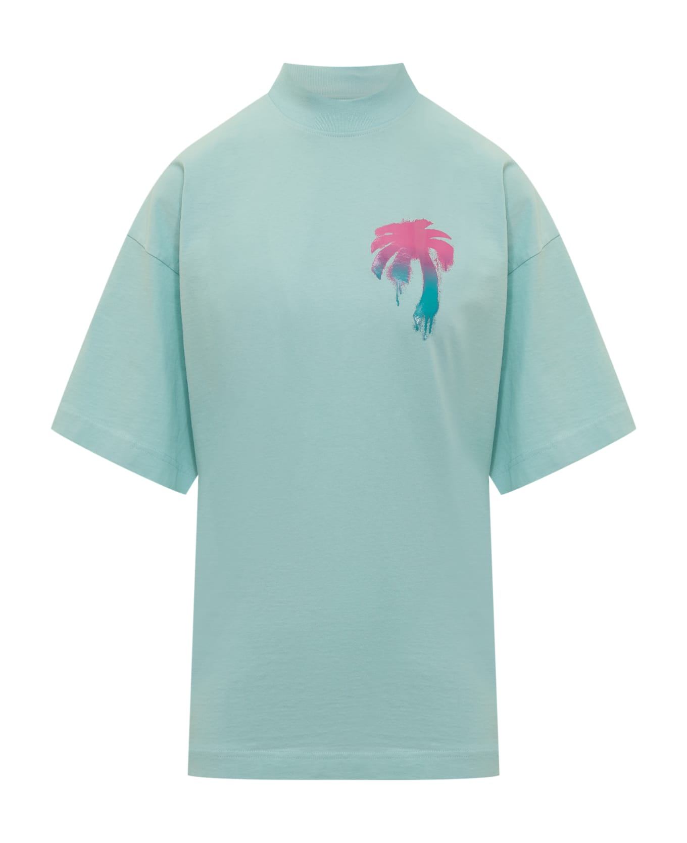 Palm Angels I Love Pa Tee - Light Blue Tシャツ