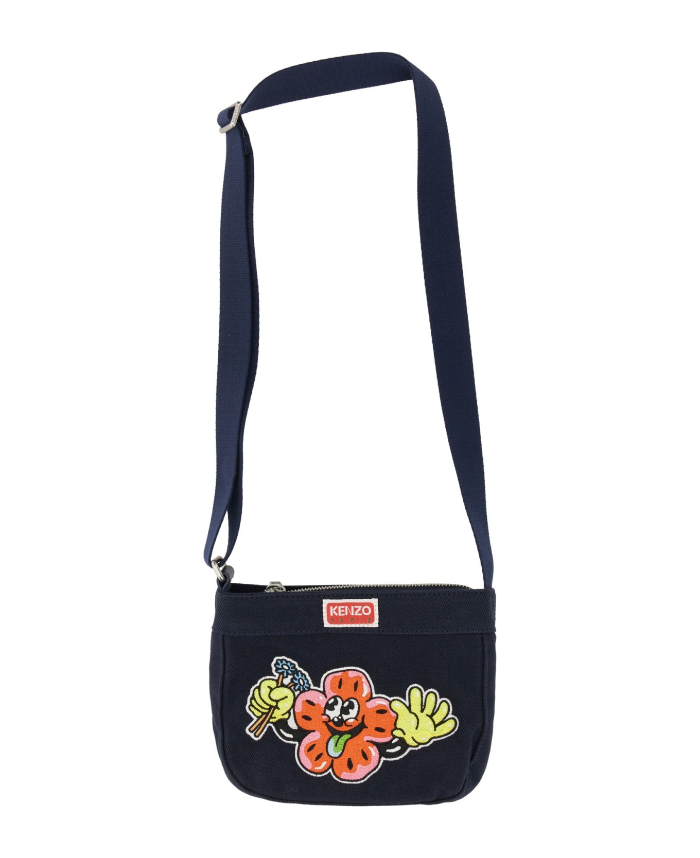 Kenzo Boke Bag With Print - BLU