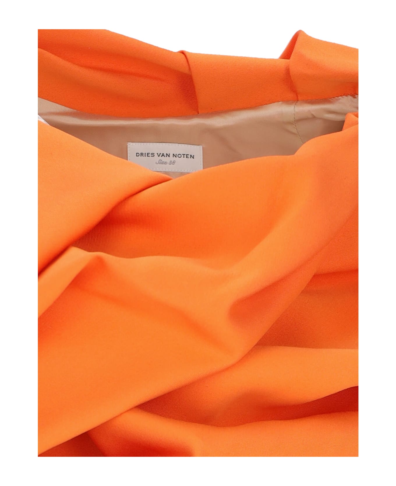 Dries Van Noten Draped Top - Orange