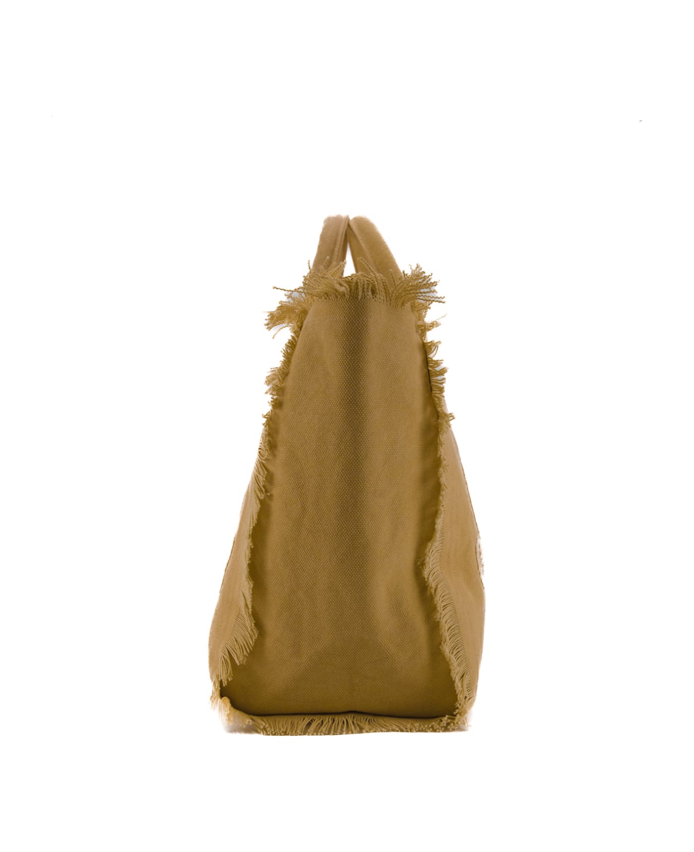 MC2 Saint Barth Vanity Patch Bag In Canvas - Sabbia トートバッグ