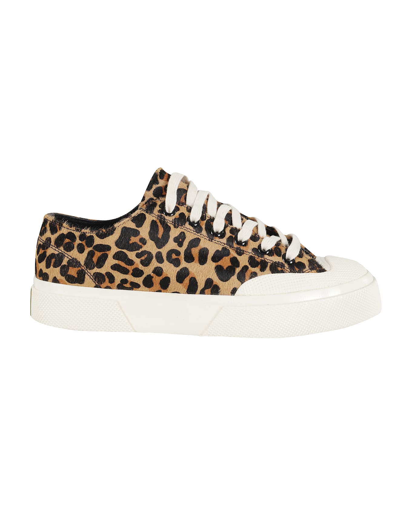 Superga 2432 Works Leopard Calfhair - Aok Leopard Print Offwhite