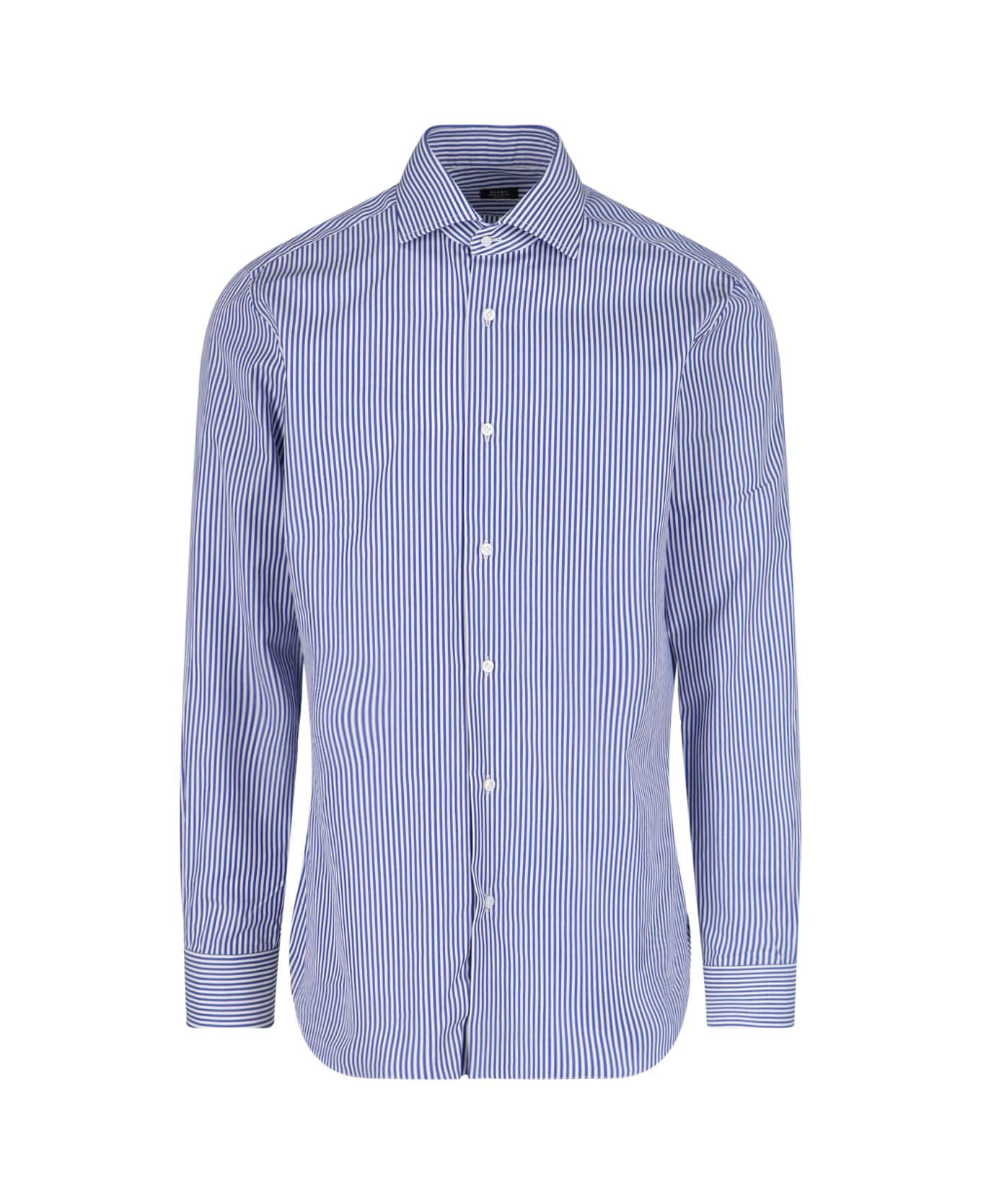 Barba Napoli 
i
 Striped Shirt - Blue