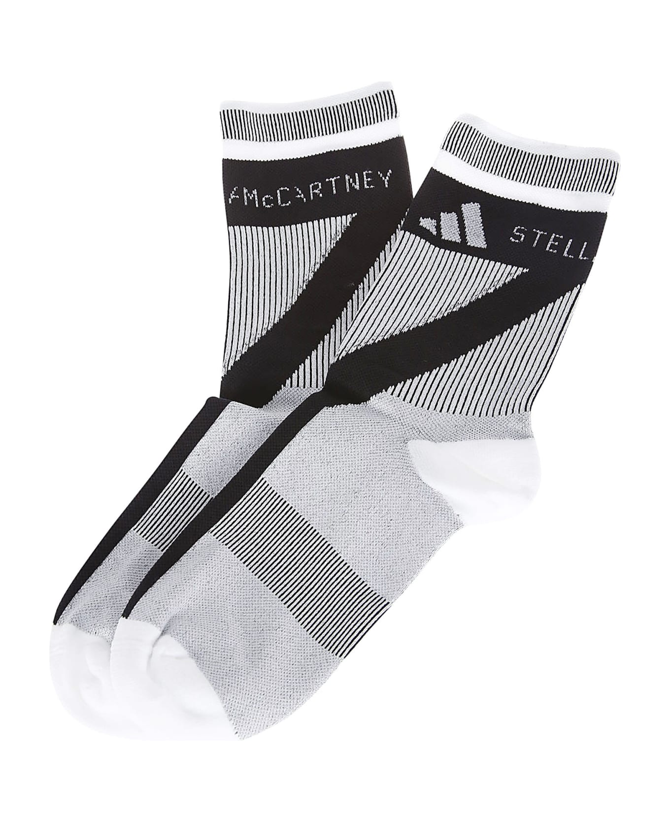 Adidas by Stella McCartney #n# Crew Socks - WHITE/BLACK WHITE