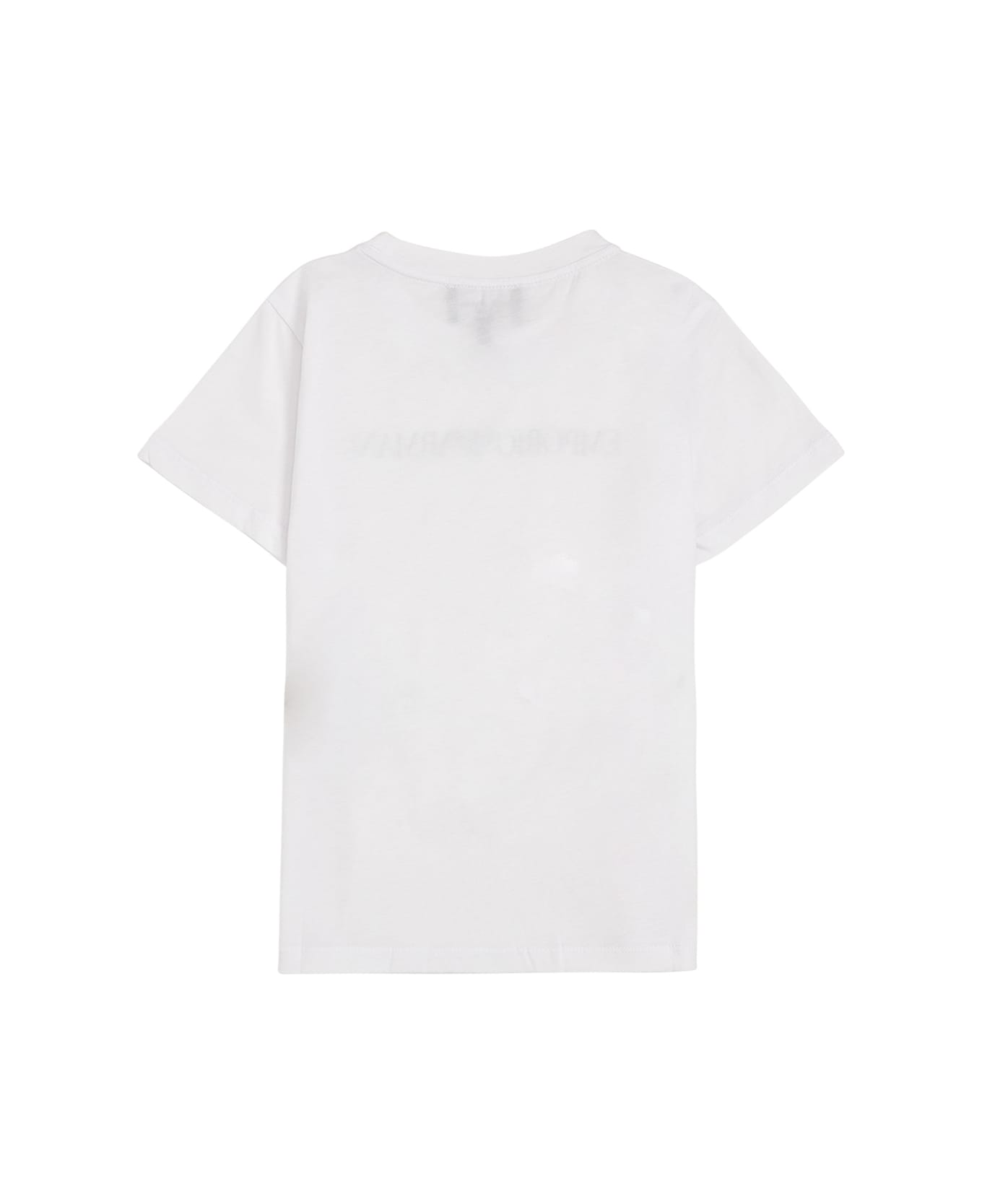 Emporio Armani 8n4tn51jpzz0146 - Bianco Logo Tシャツ＆ポロシャツ