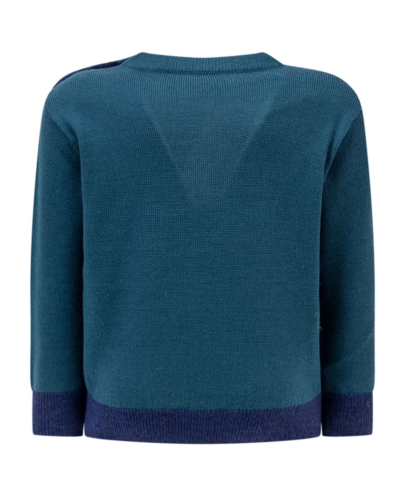 Emporio Armani Pullover Sweater - FANTASIA BLU ニットウェア＆スウェットシャツ