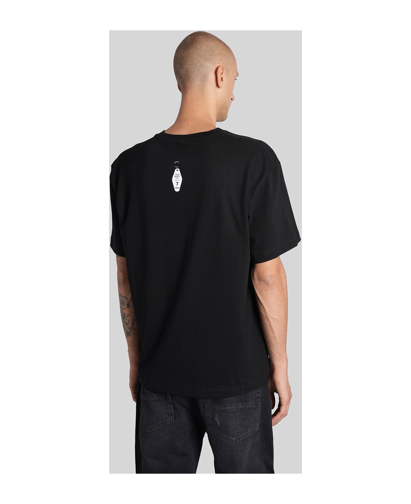 ih nom uh nit T-shirt In Black Cotton - black