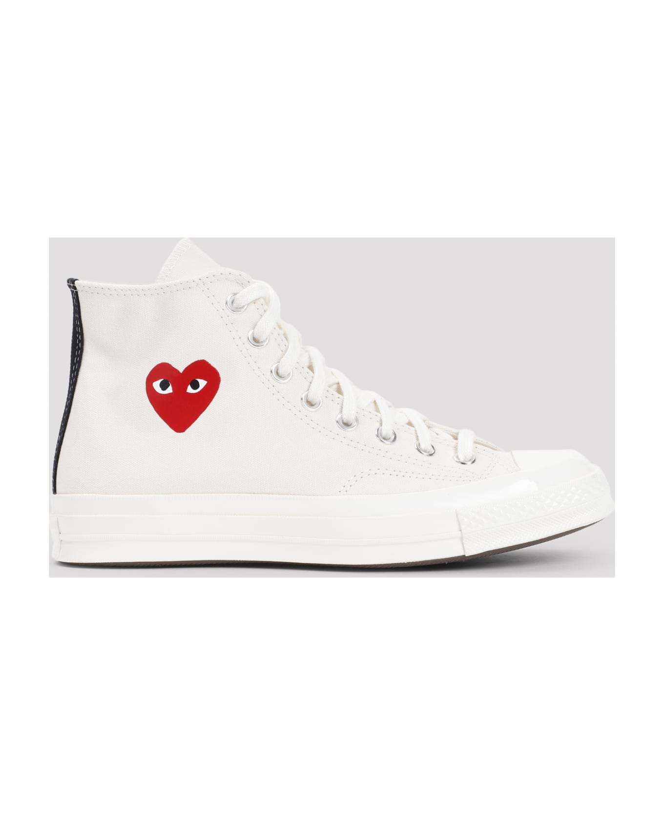 Comme des Garçons Play High Top Sneakers - White