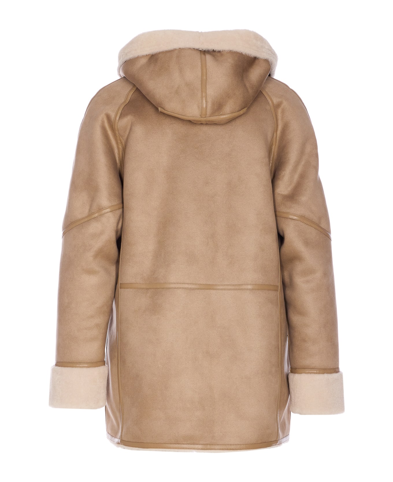 urbancode Reversible Faux Fur Jacket - Beige