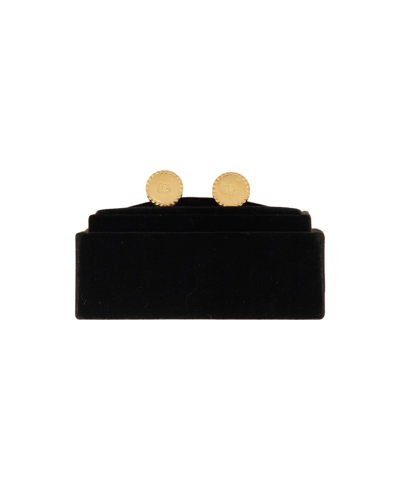 Dolce & Gabbana Cufflinks With Logo - GOLD