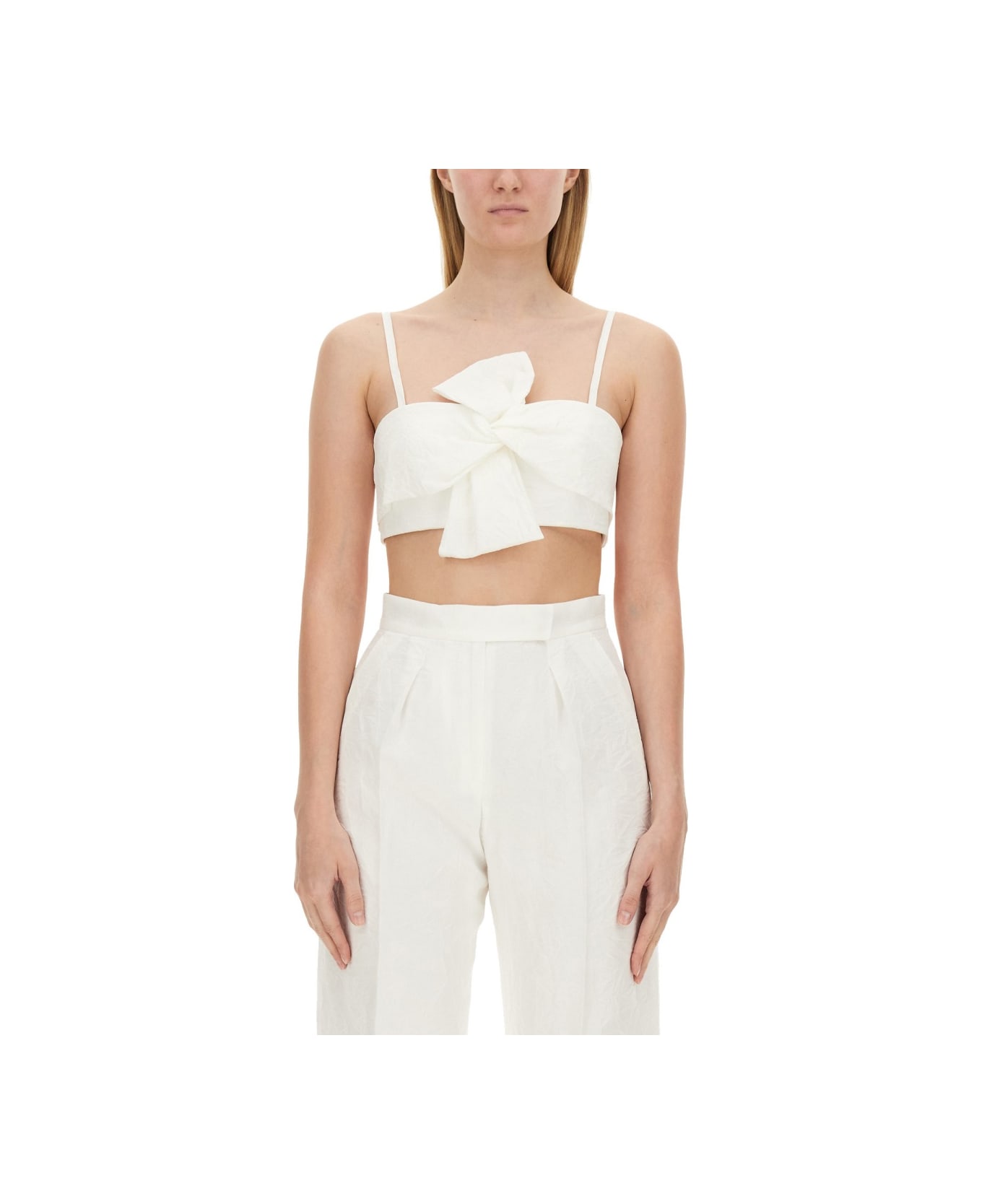 Max Mara Top Femme Bridal - WHITE