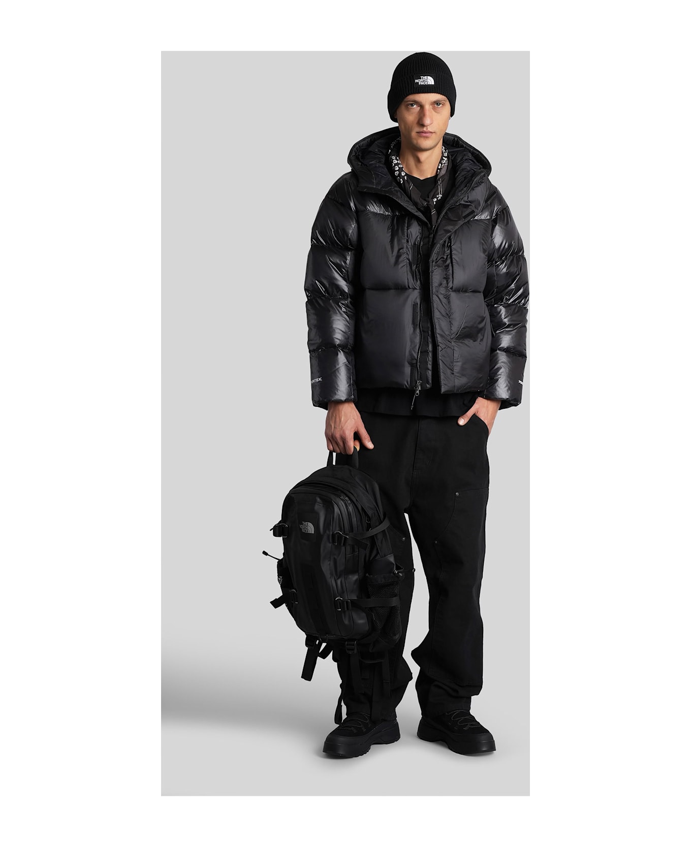 The North Face U Pertex Down Jkt Puffer In Black Nylon - black