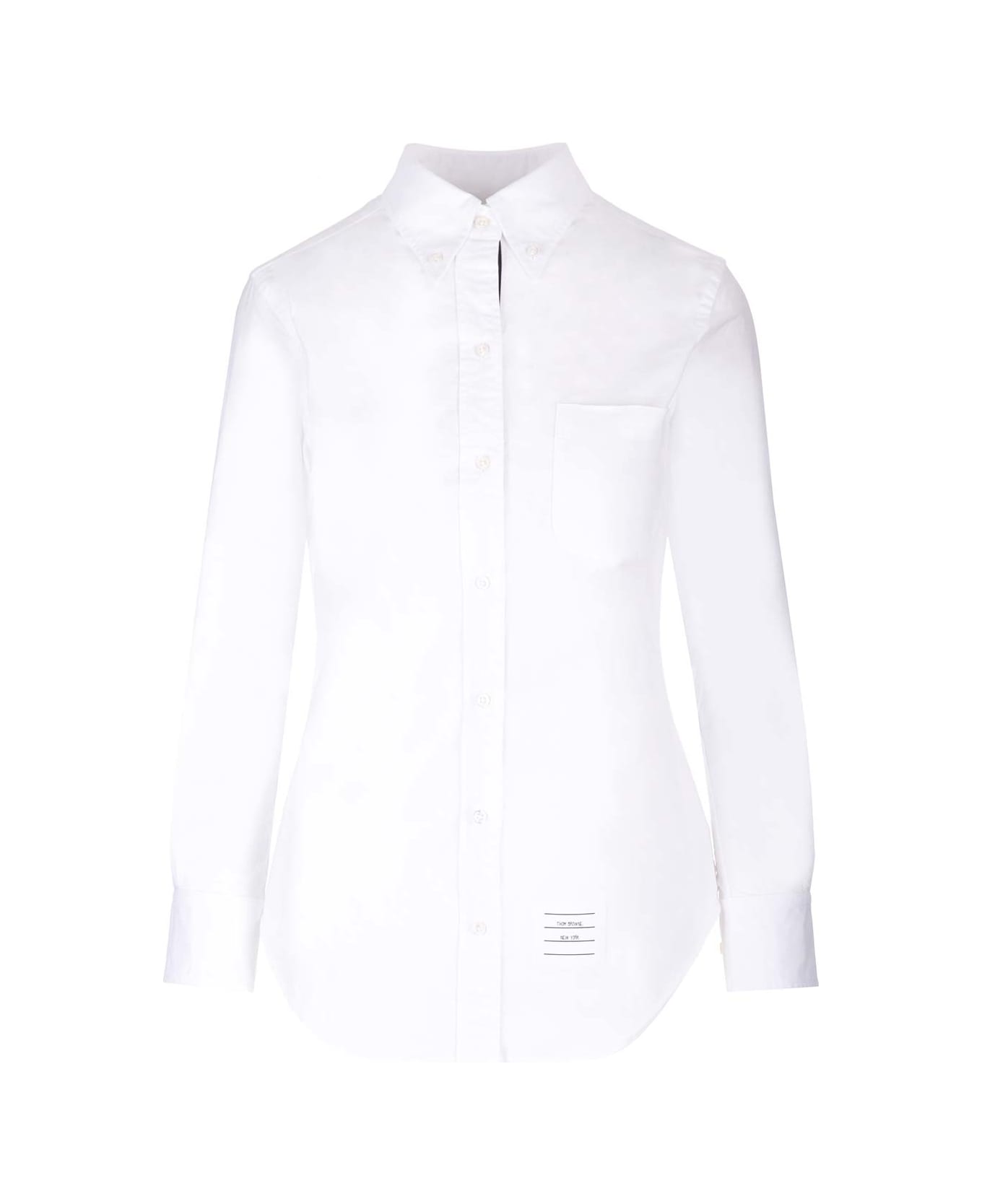 Thom Browne White Poplin Shirt - WHITE