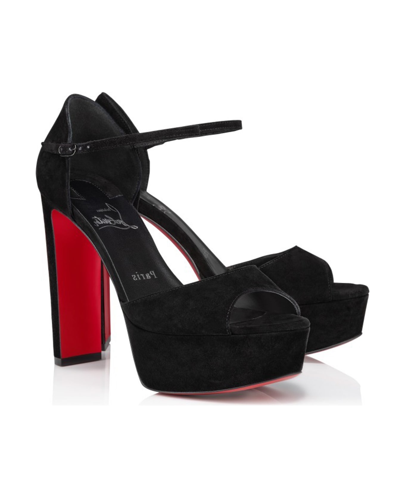 Christian Louboutin Sandals - BLACK/LIN BLACK