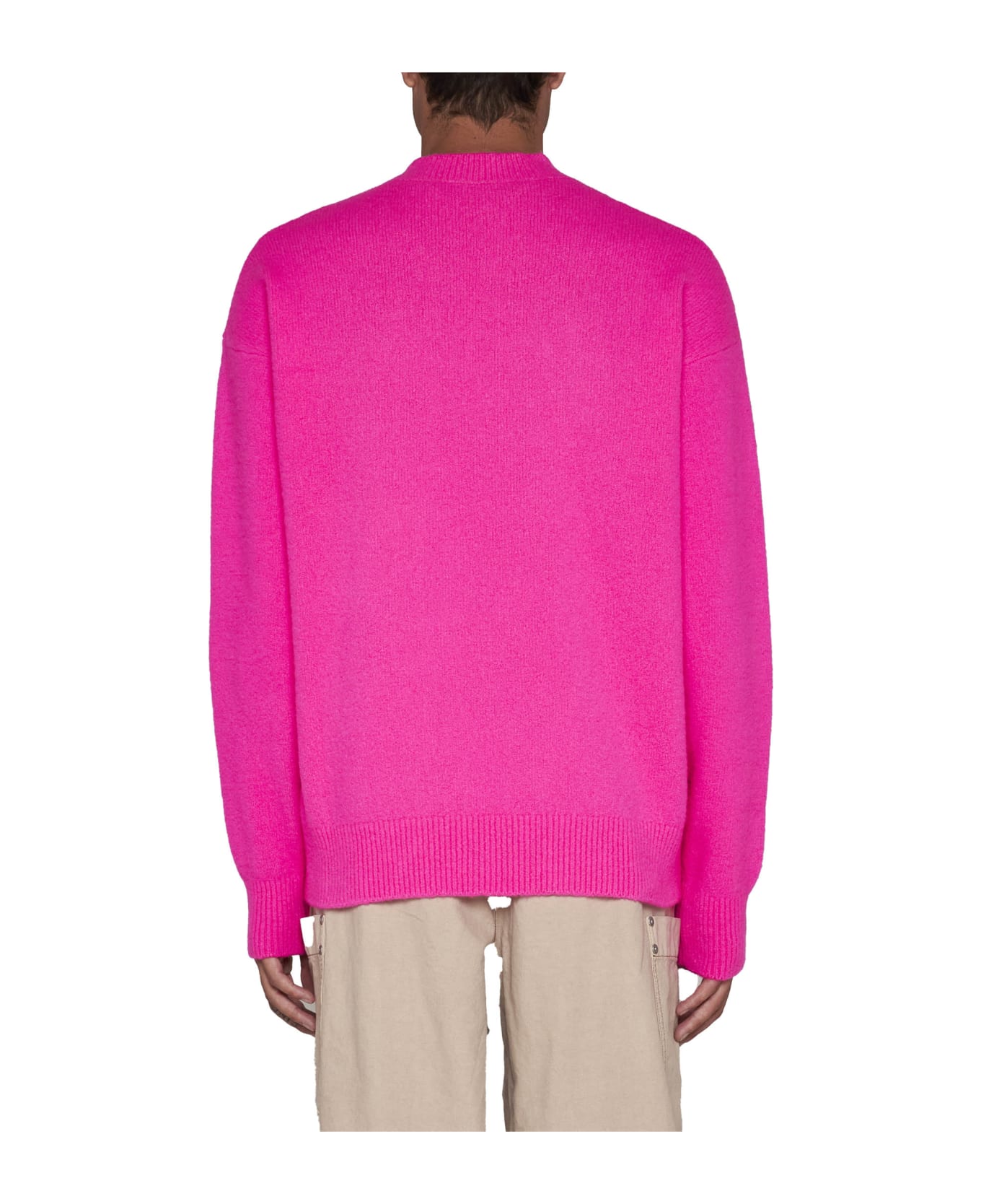Palm Angels Logo Sweater - Pink ニットウェア