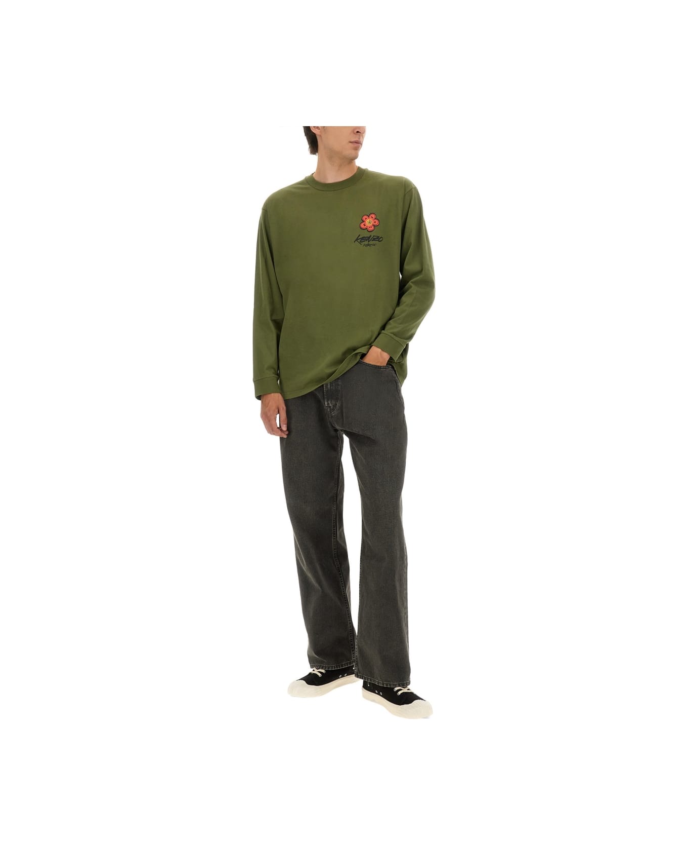 Kenzo Relaxed Fit T-shirt - GREEN