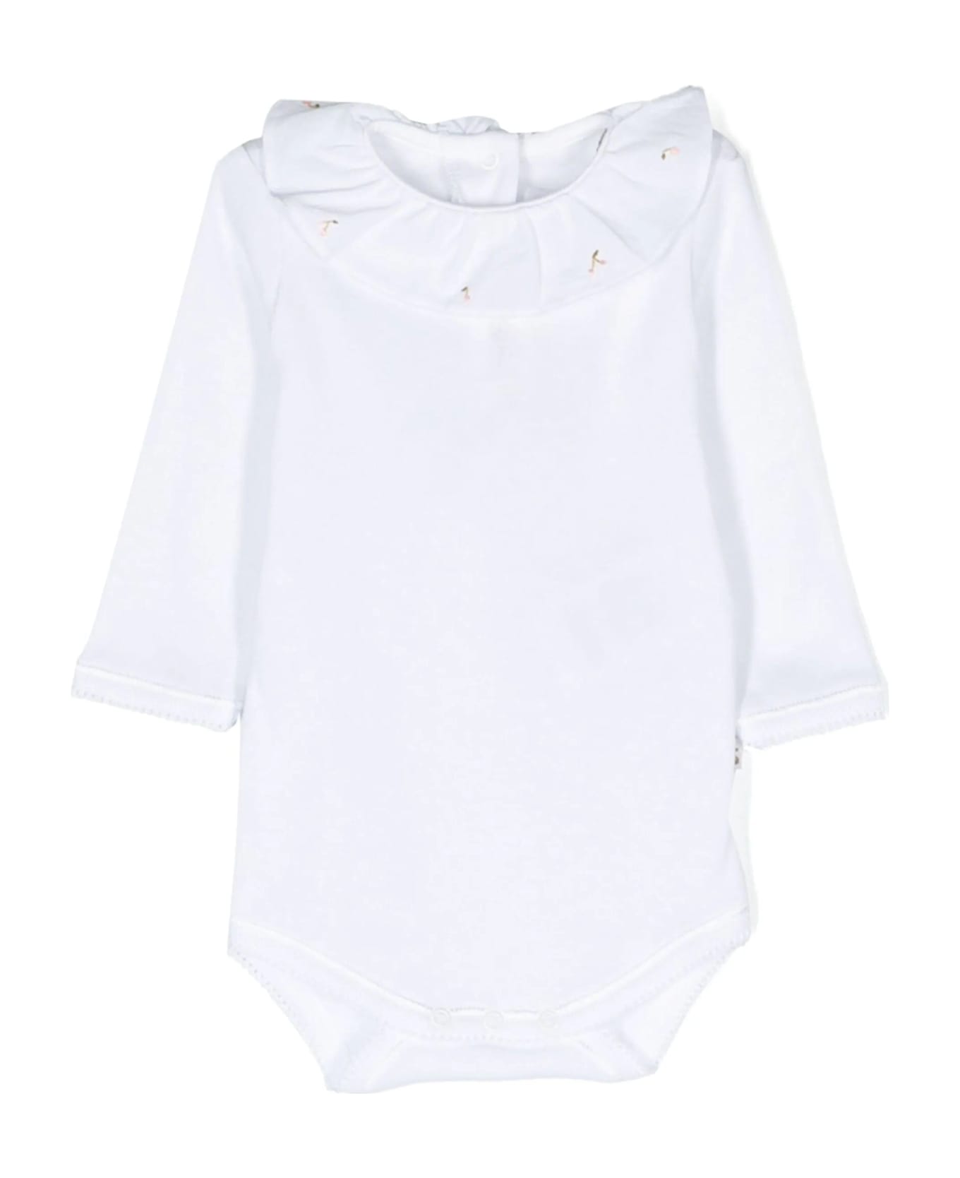 Bonpoint White April Bodysuit - White