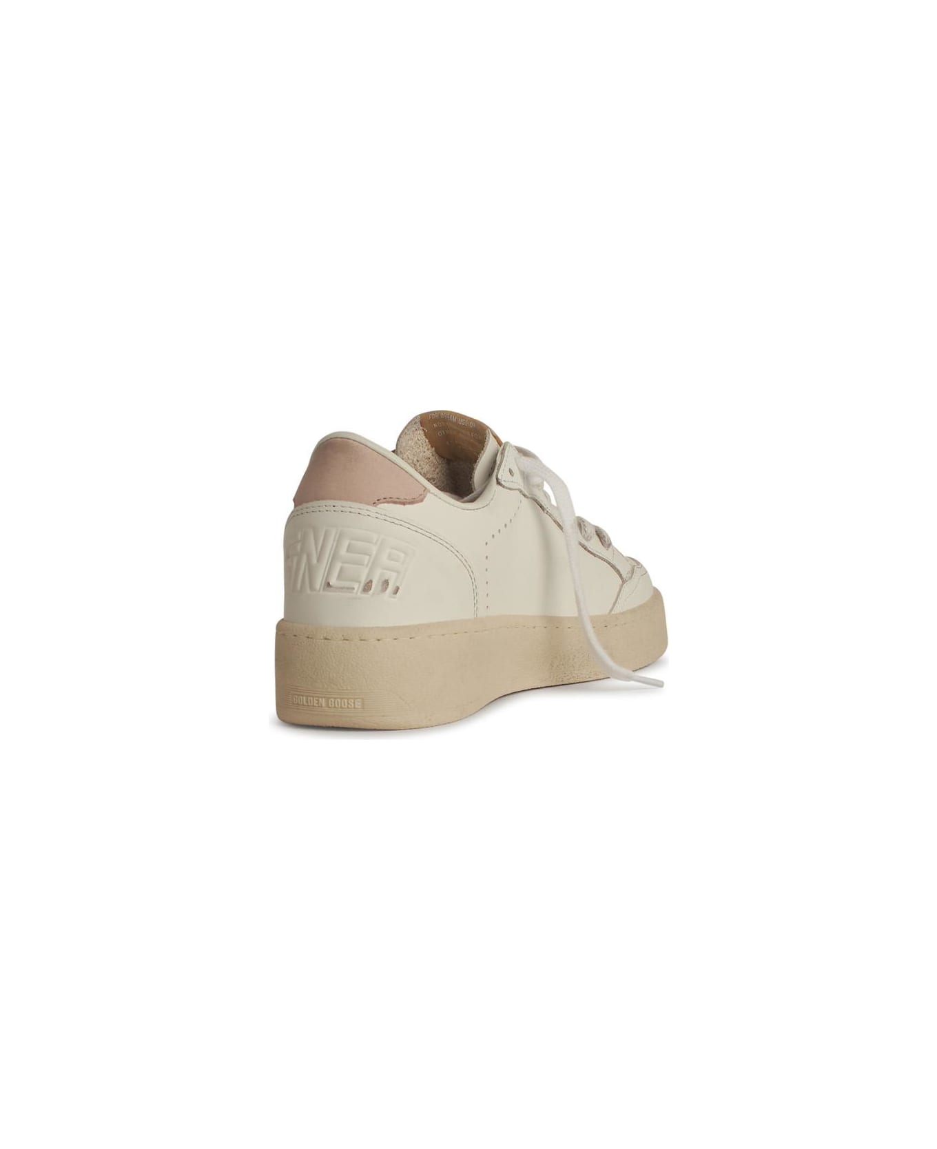Golden Goose 'ball Star 2' White Leather Sneakers - White