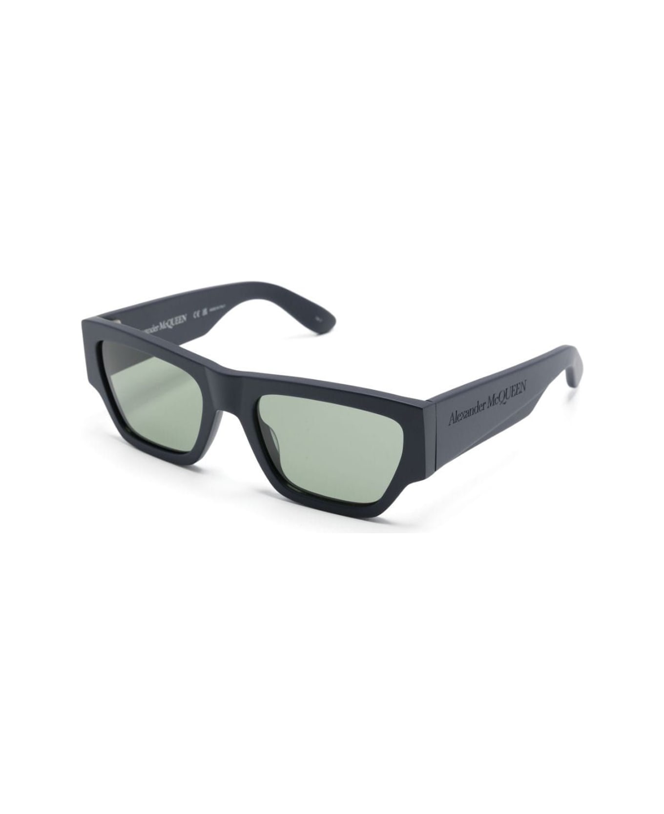 Alexander McQueen Eyewear Mcqueen Angled Sunglasses - Nero