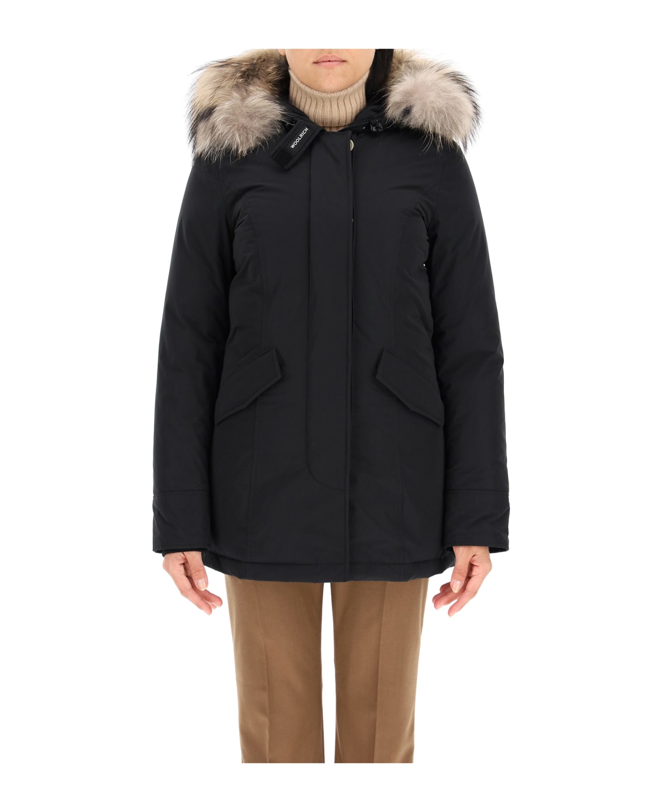 Woolrich Luxury Arctic Parka With Murmasky Fur - Black