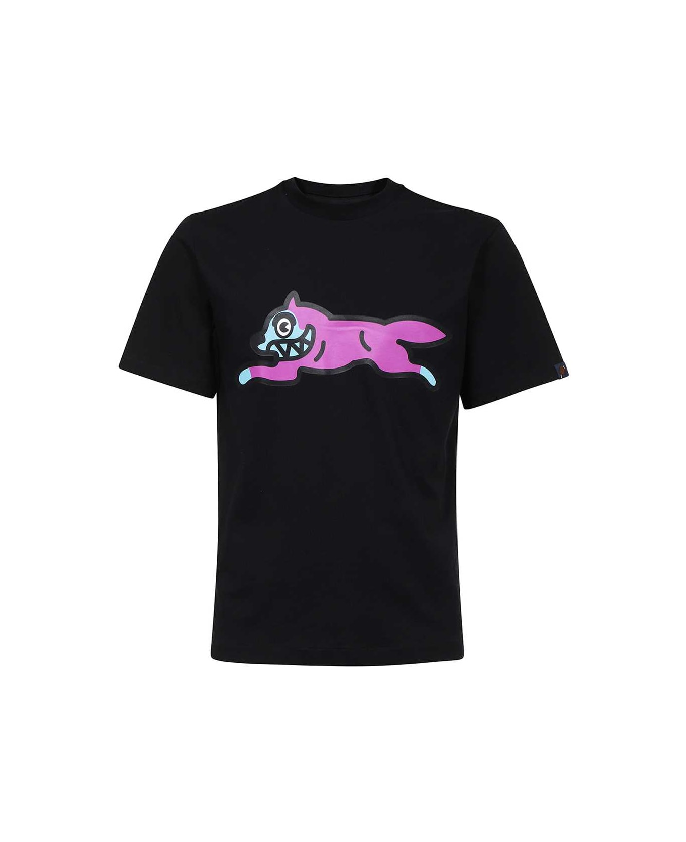 Icecream Printed Cotton T-shirt - black シャツ