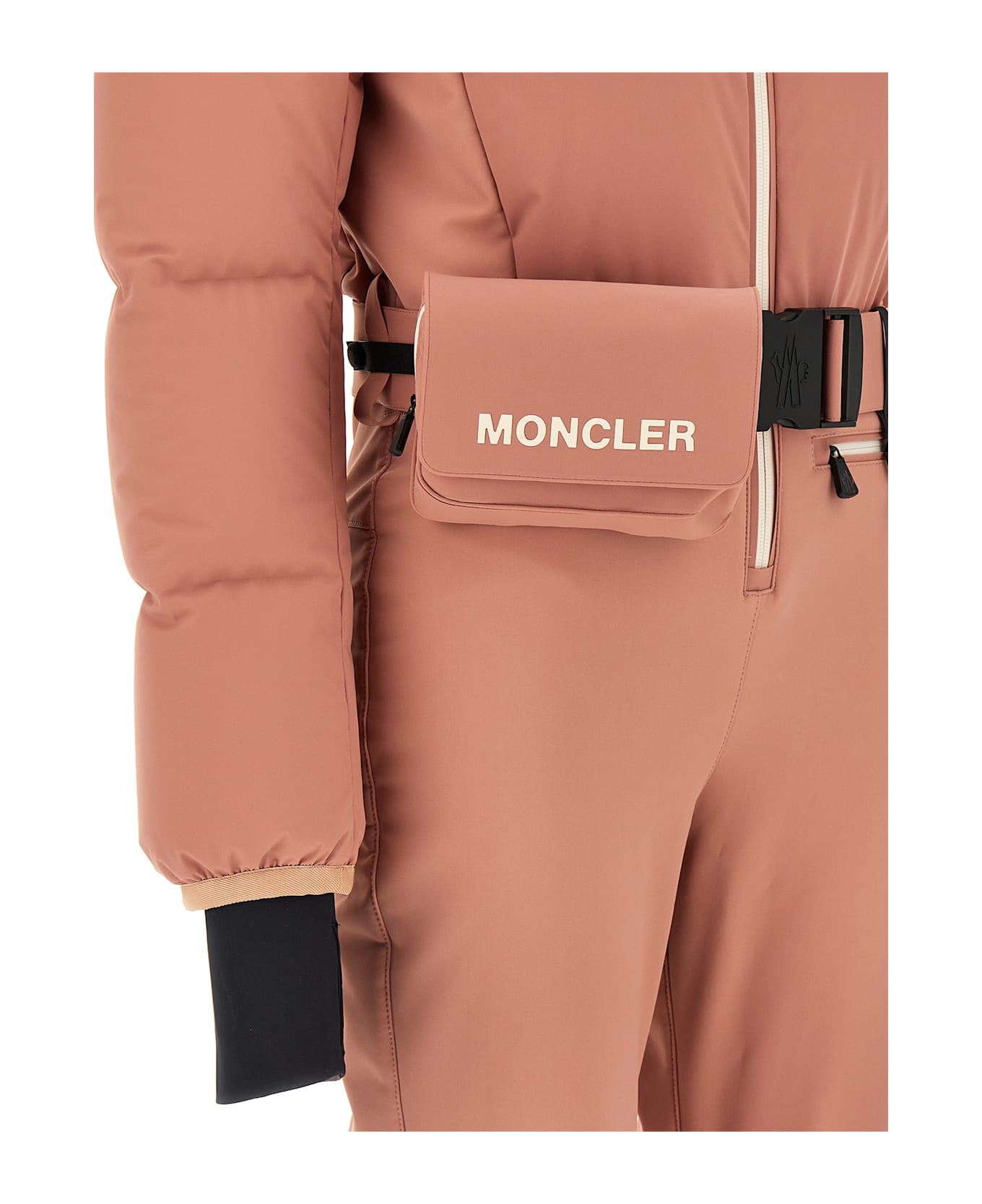 Moncler Grenoble Logo Ski Suit - Pink