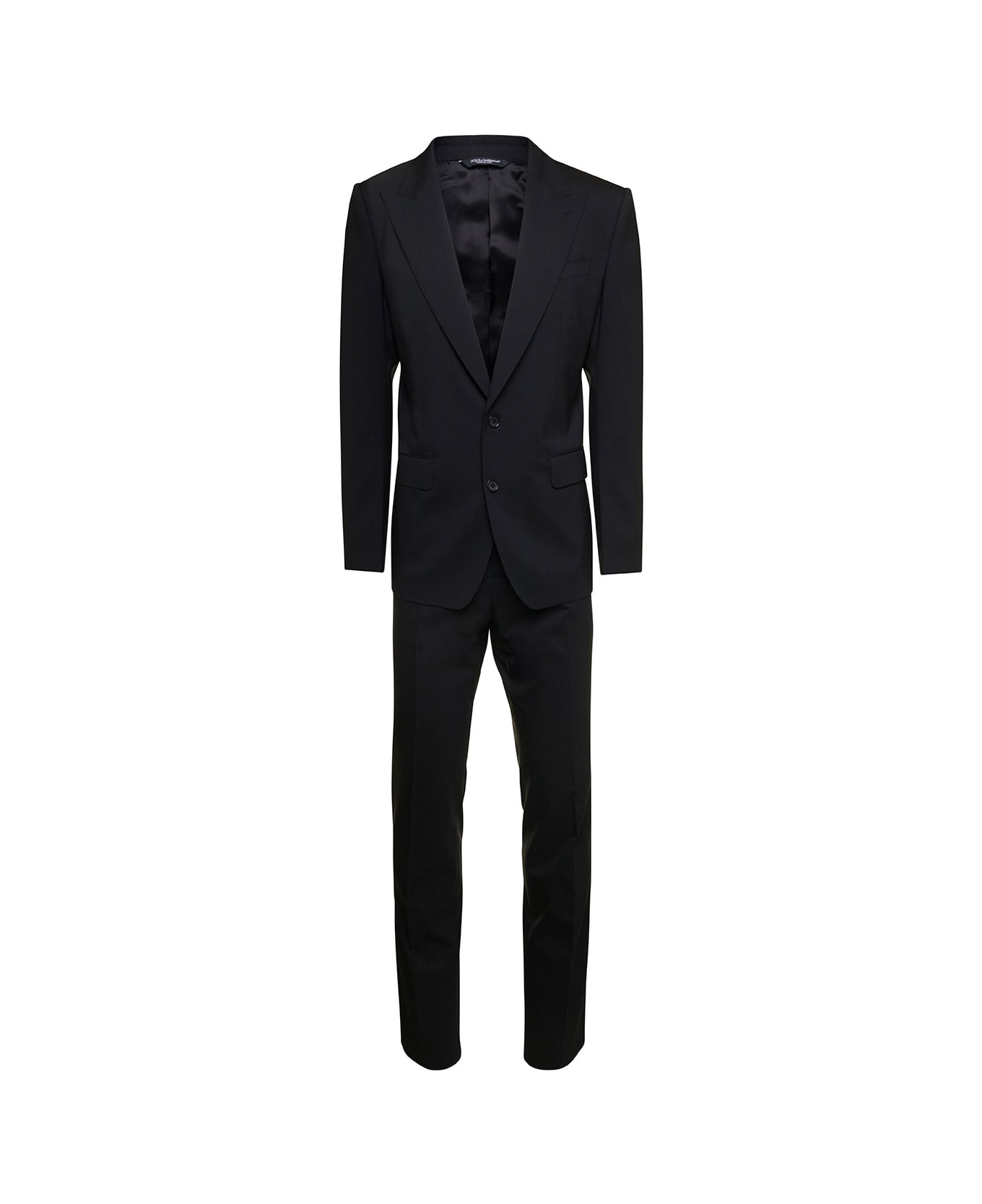 Dolce & Gabbana Sicilia Wool Two-pieces Suit - Black
