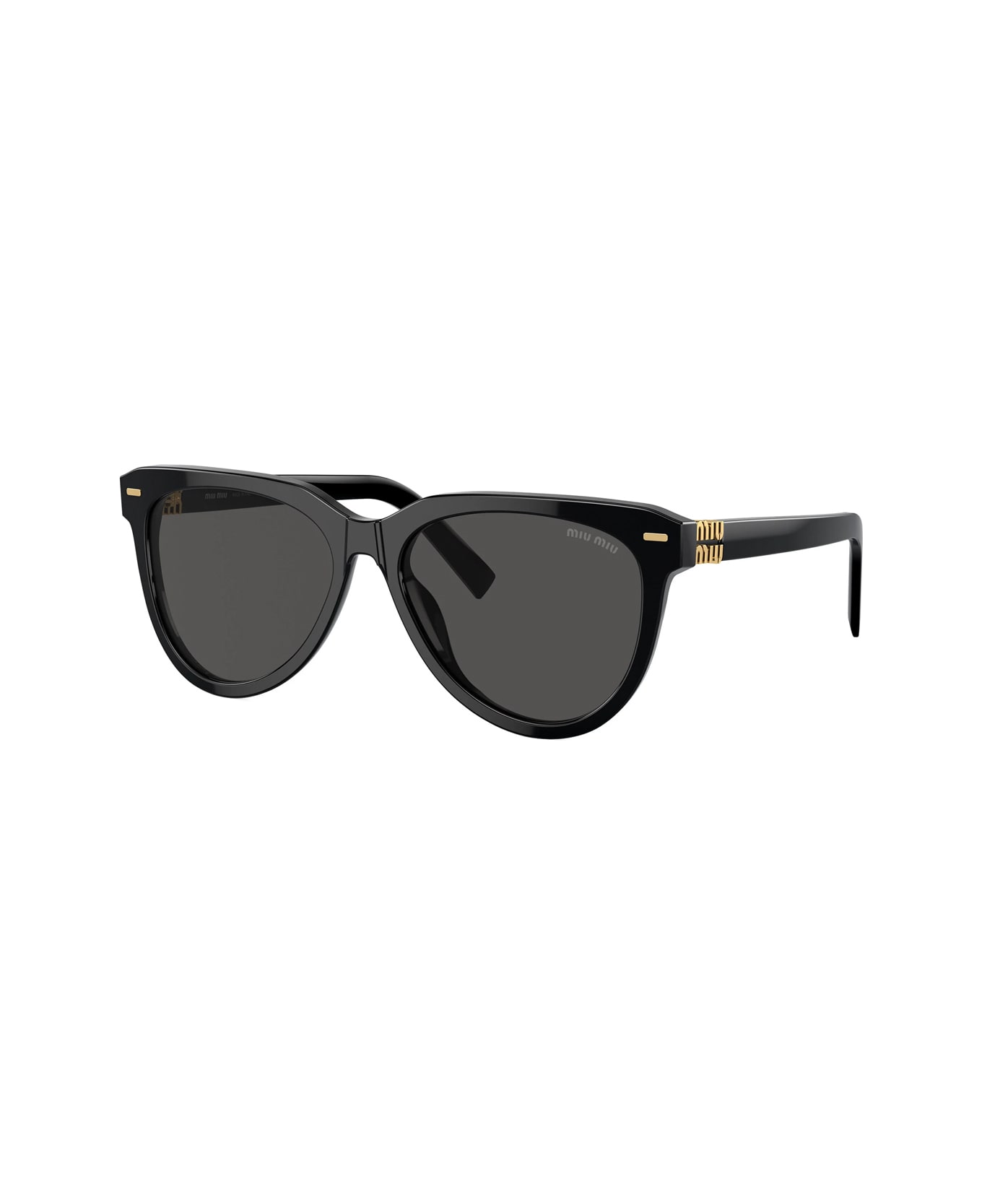 Miu Miu 0mu 12zs 16k5s0 Black Sunglasses - Nero