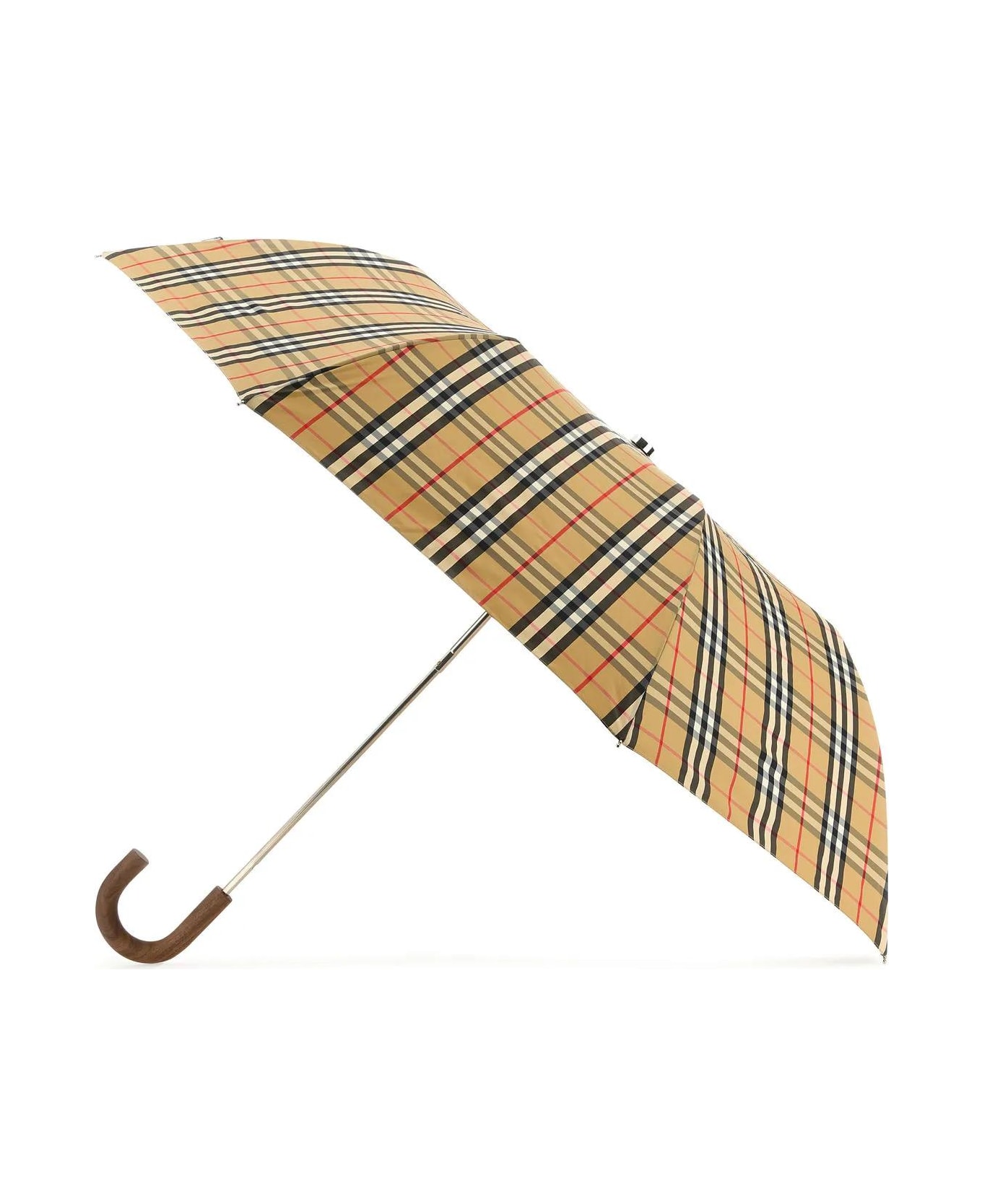 Burberry Printed Nylon Umbrella - Beige