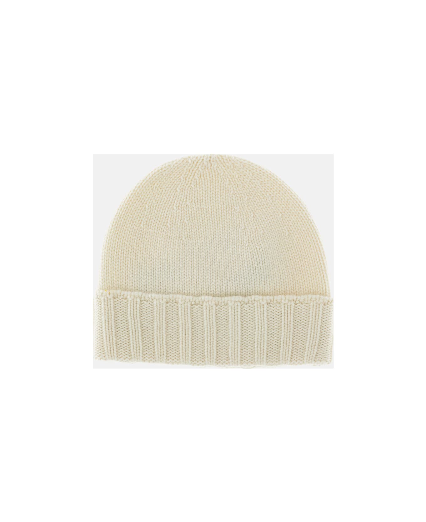 Drumohr Wool Bannie - White
