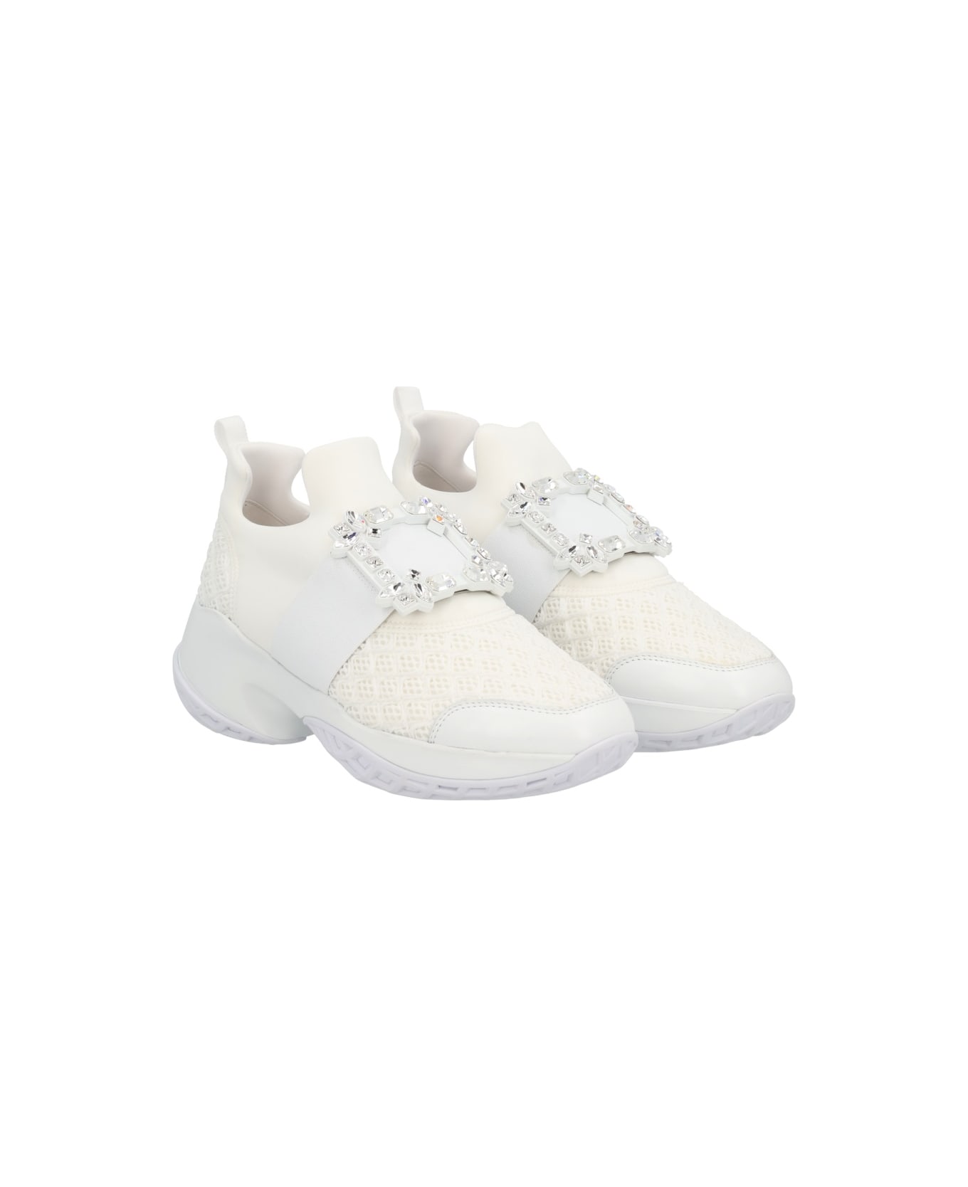 Roger Vivier "viv
run" Sneaker - WHITE