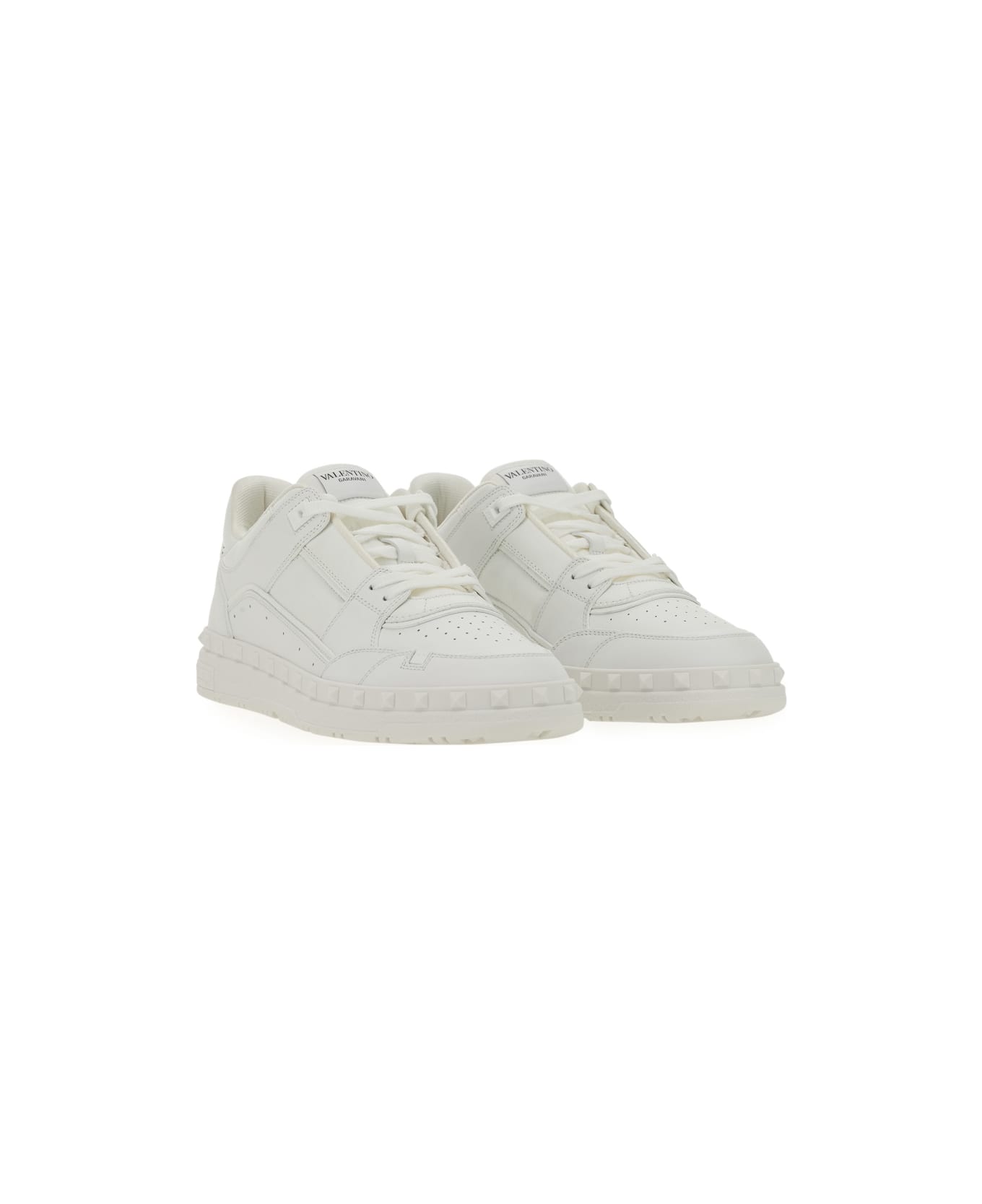Valentino Garavani Low Top Sneaker "freedots" - WHITE