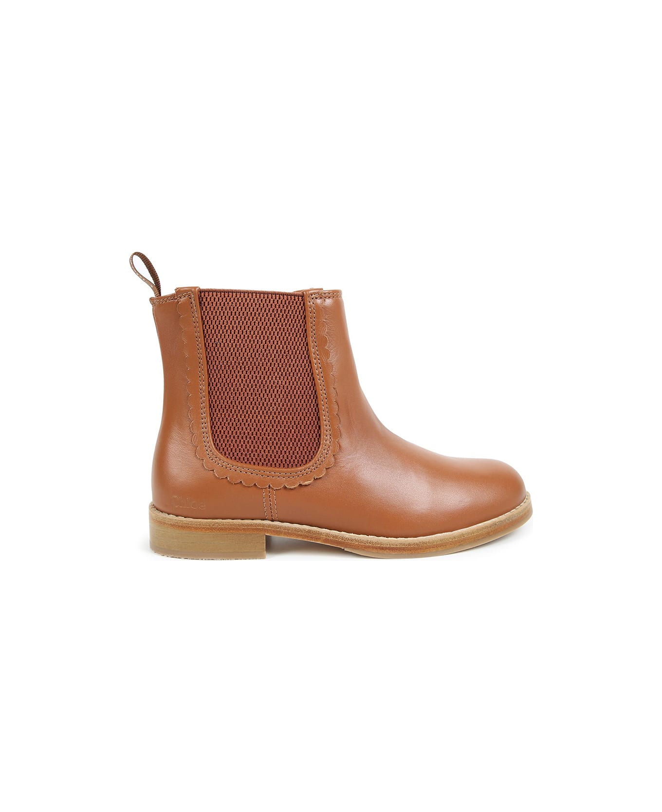 Chloé Brown Chelsea Ankle Boots - Brown