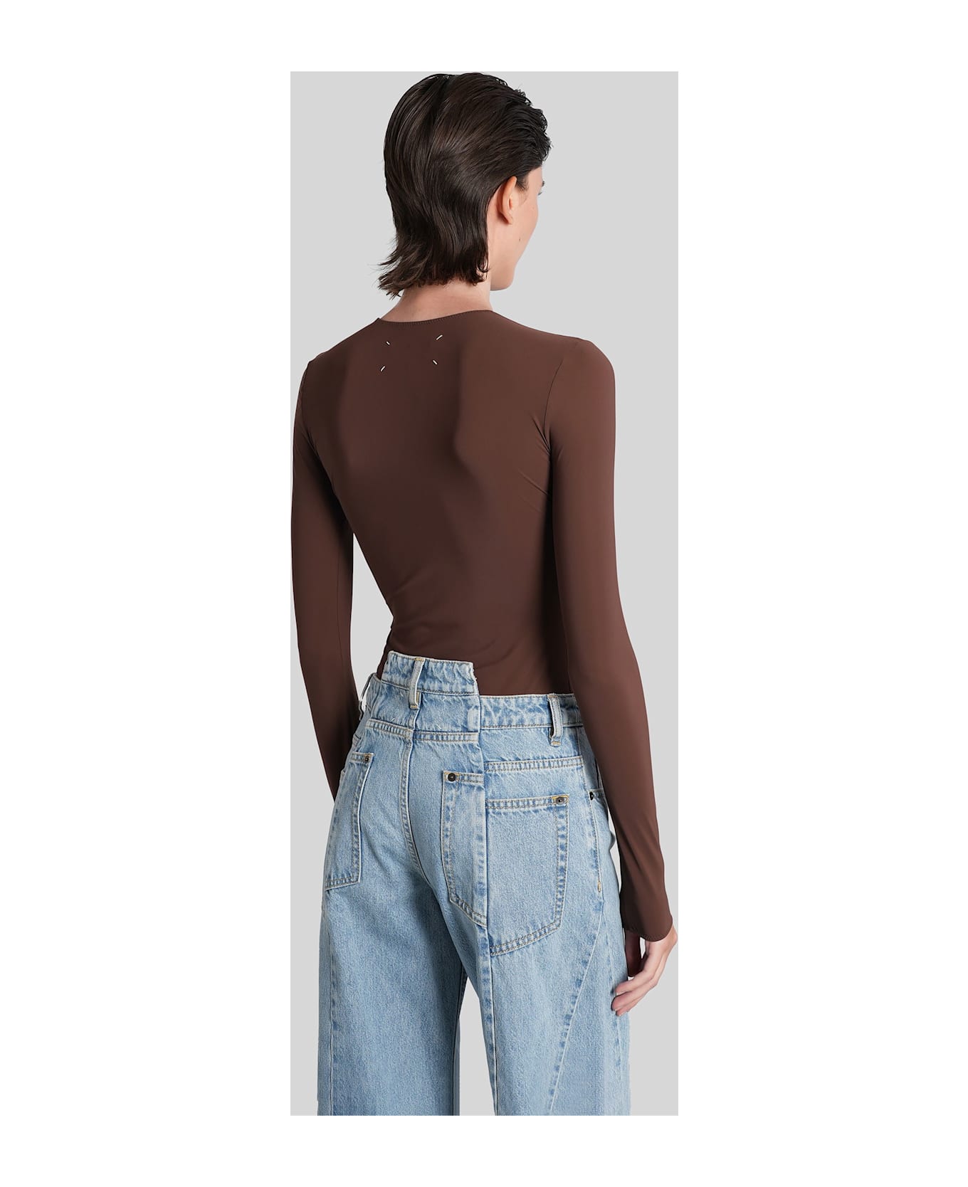 Maison Margiela Body In Brown Polyamide