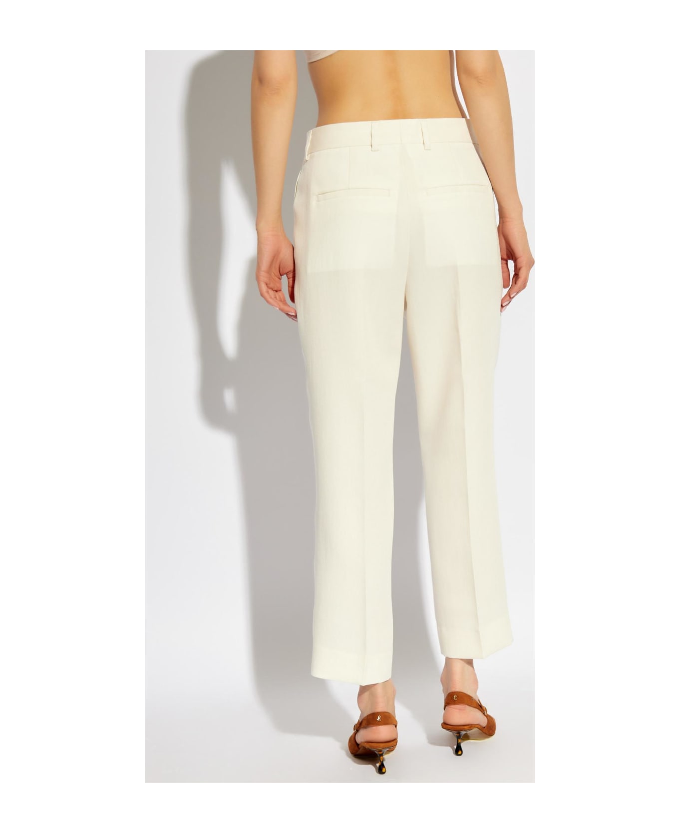 Totême Toteme Pleated Trousers - White