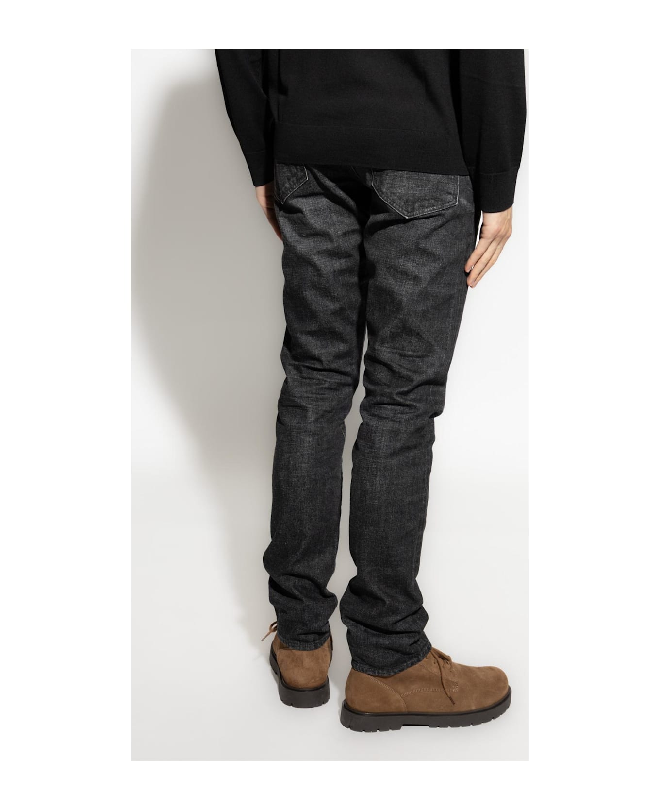 Tom Ford Jeans With Tapered Legs - BLACK