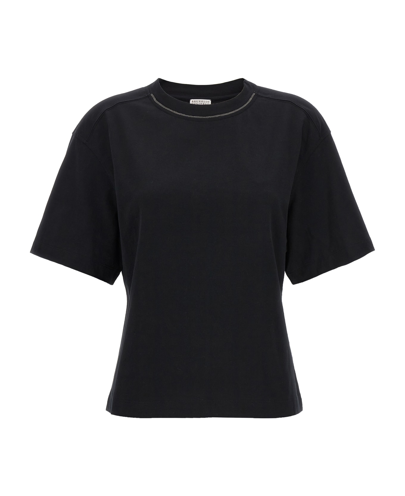Brunello Cucinelli 'monile' T-shirt - Black