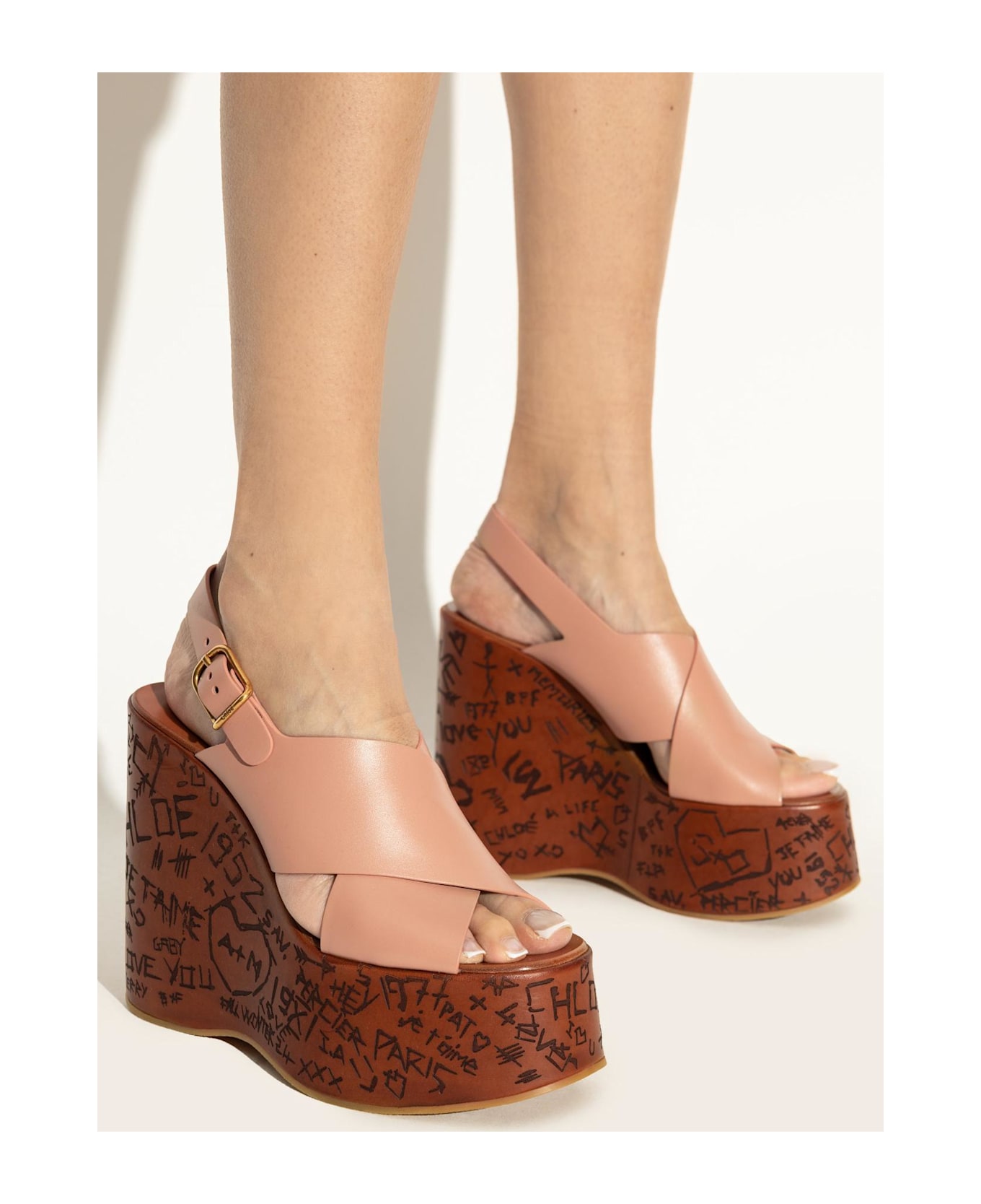 Chloé 
wedge Sandals 
maxime

 - Pink