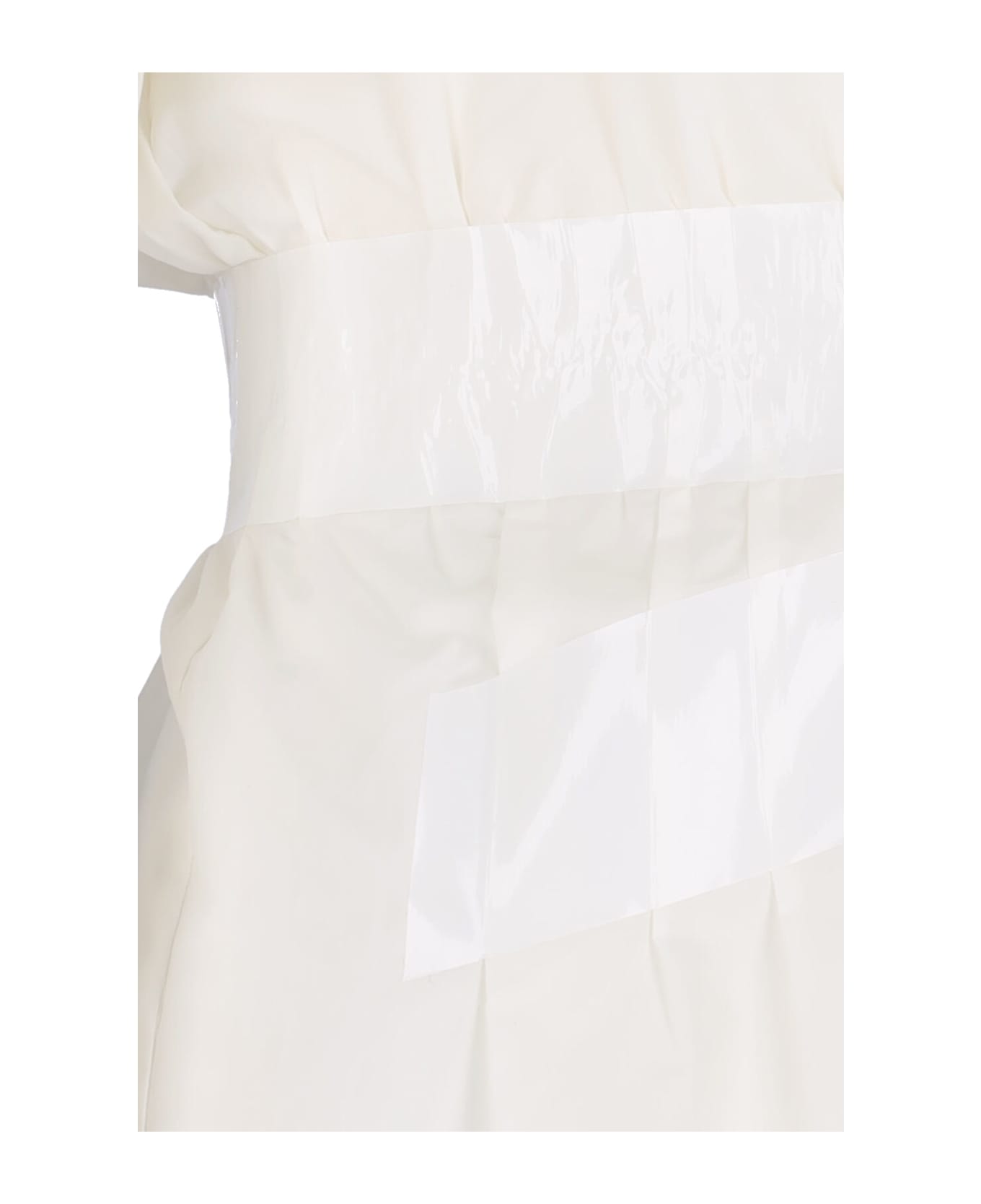 MM6 Maison Margiela White Cotton Shirt - White