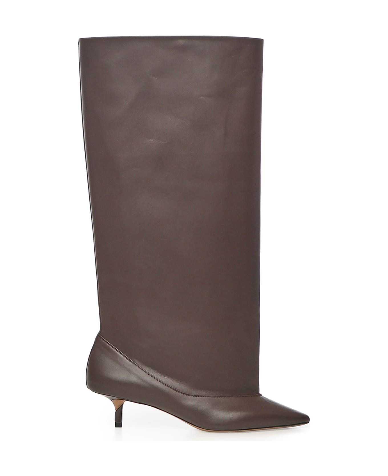 Jacquemus "les Bottes Tourni H" Thigh-high Boots - DARK BROWN