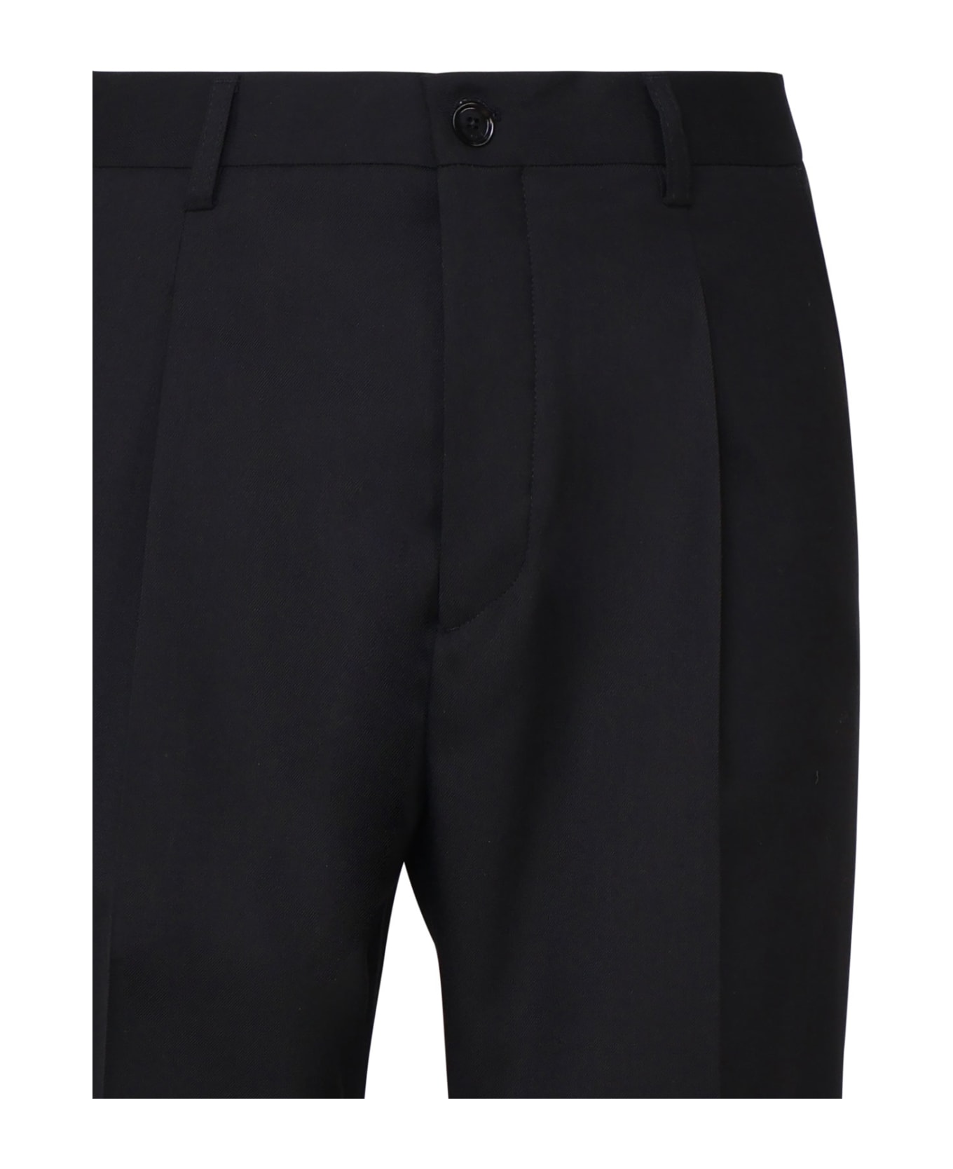 Be Able Sandy Wool Blend Trousers - Blue
