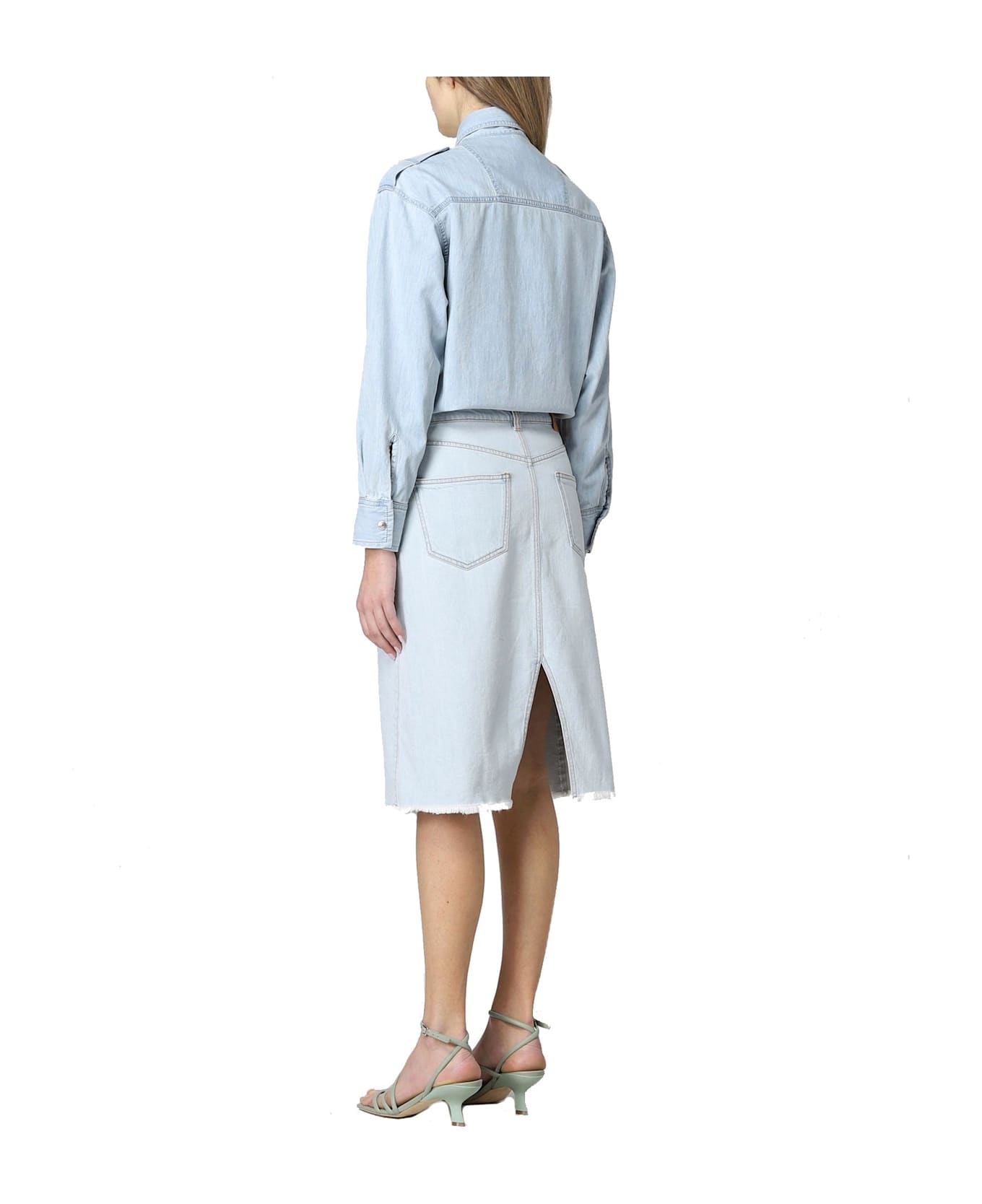 Stella McCartney Denim Shirt Dress - Blue