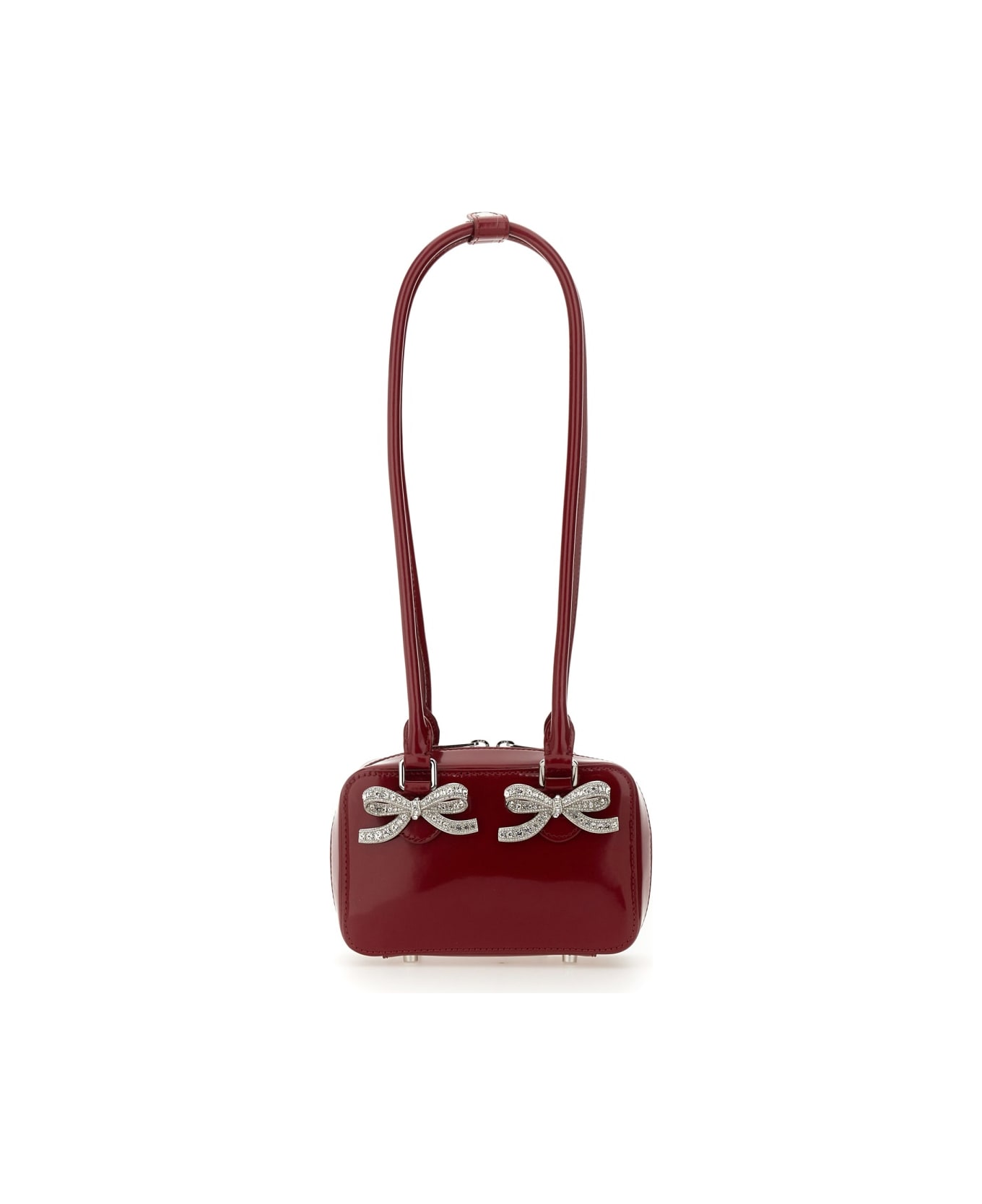self-portrait Shoulder Bag. - BORDEAUX