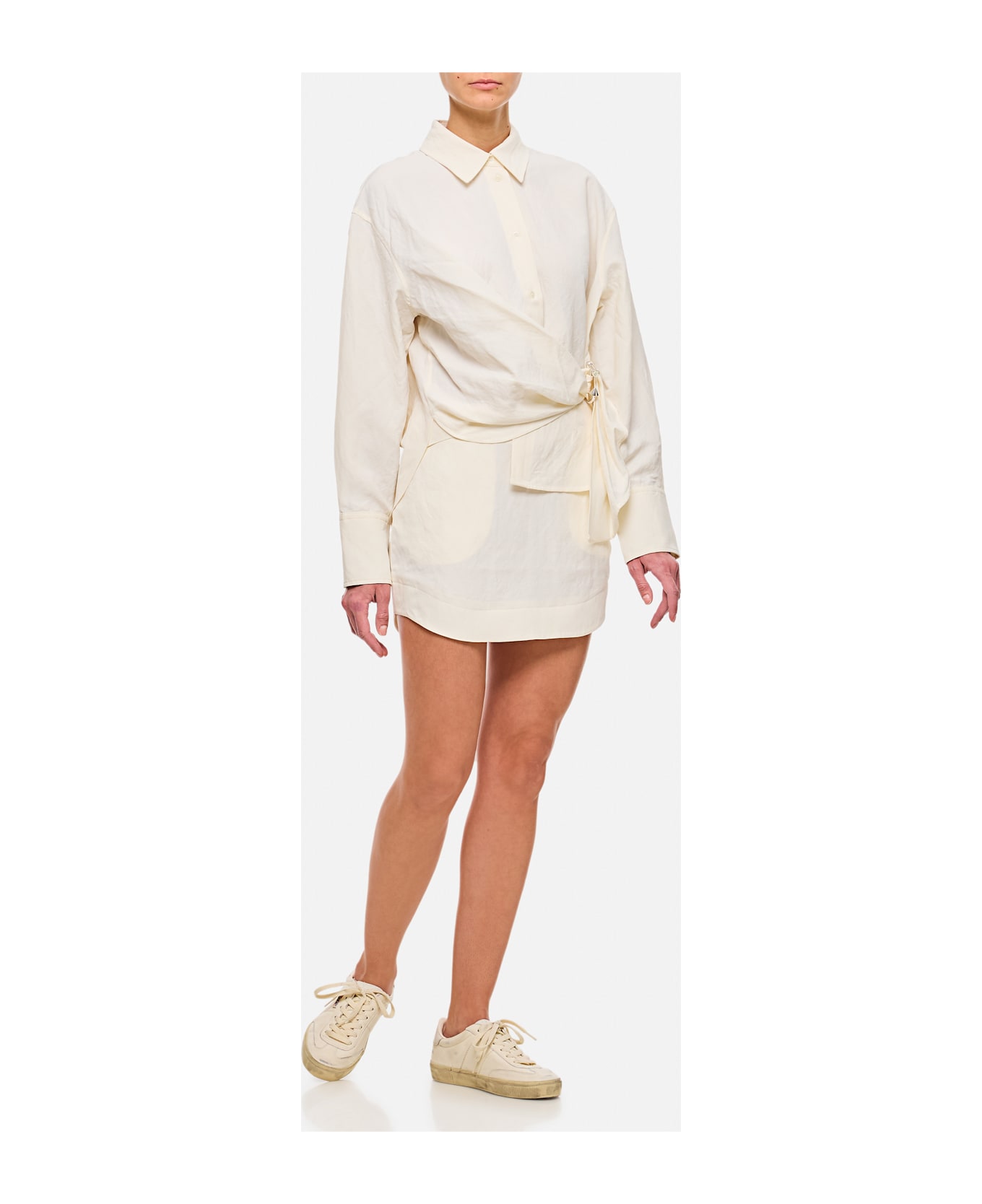J.W. Anderson Draped Twisted Shirt - White
