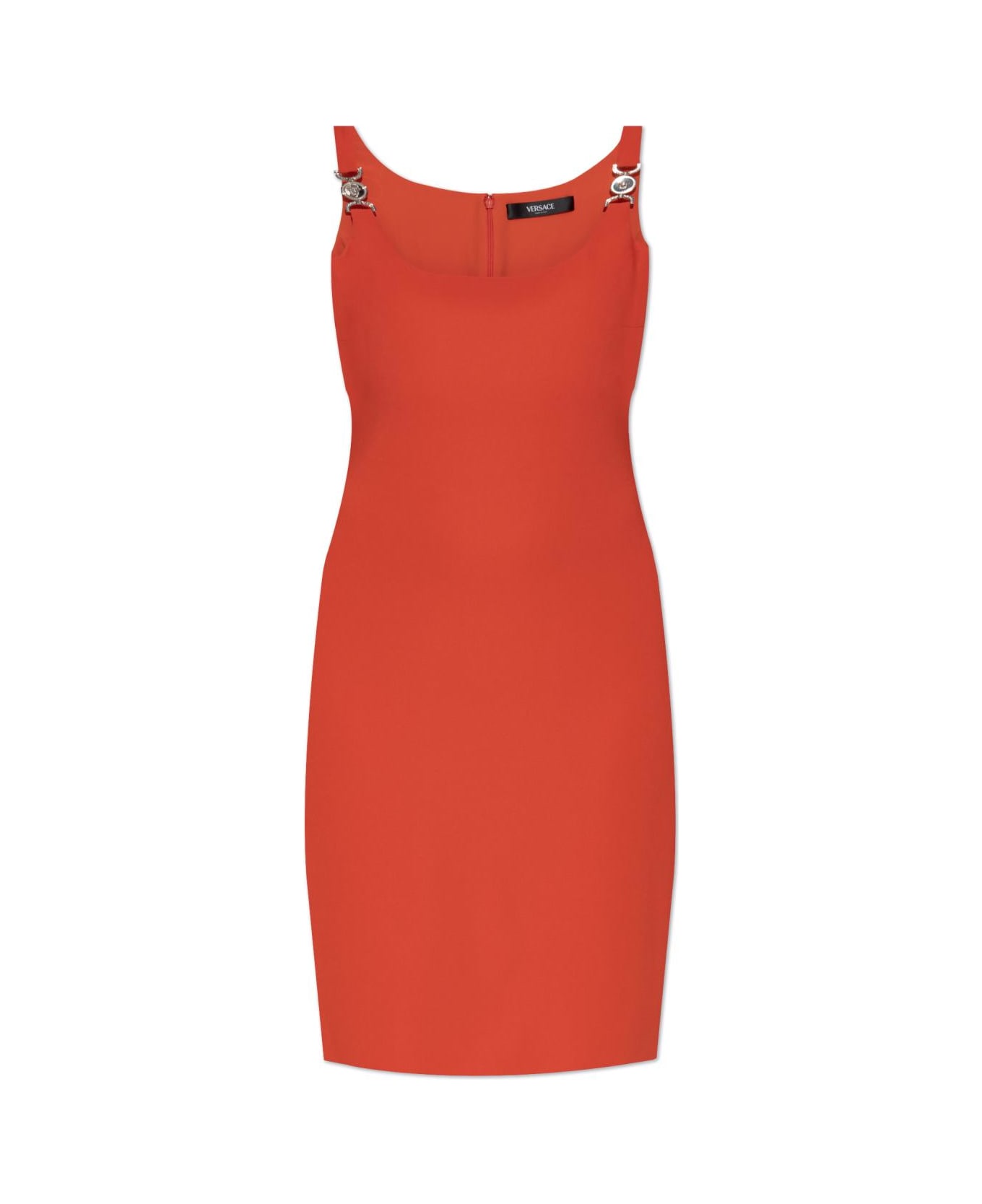 Versace Strappy Dress - PAPAYA