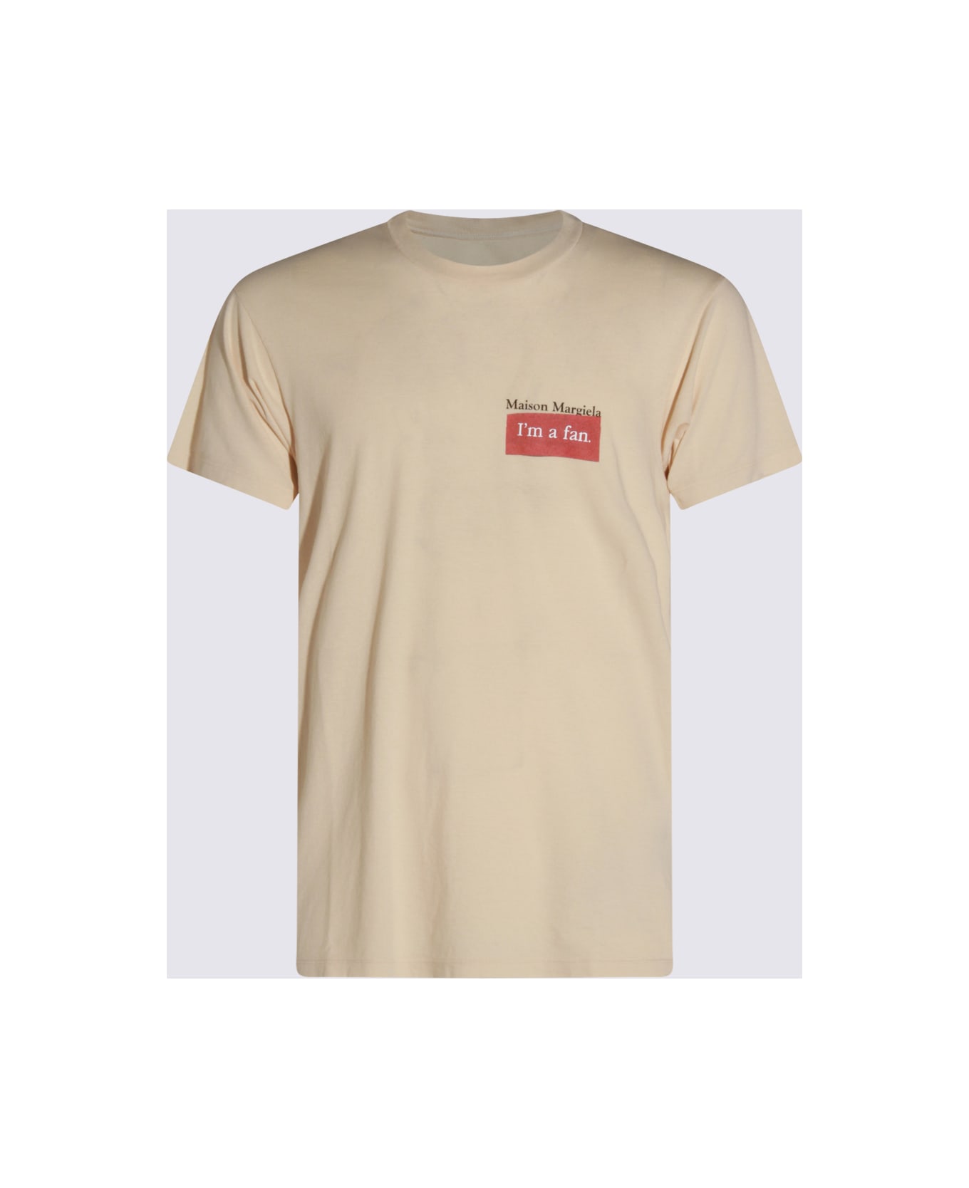 Maison Margiela Natural Cotton T-shirt - Beige