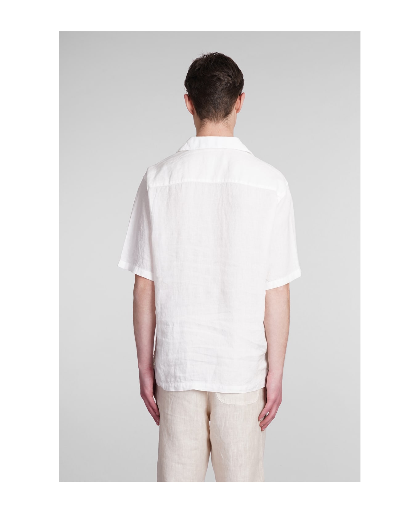 costumein Corfu Shirt In White Linen - white シャツ